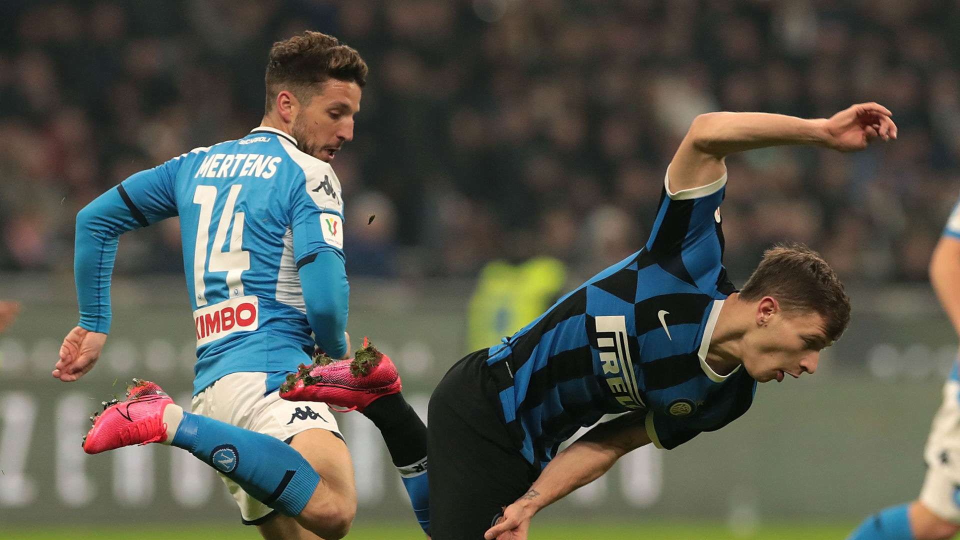Mertens Barella Inter Napoli Italy Cup