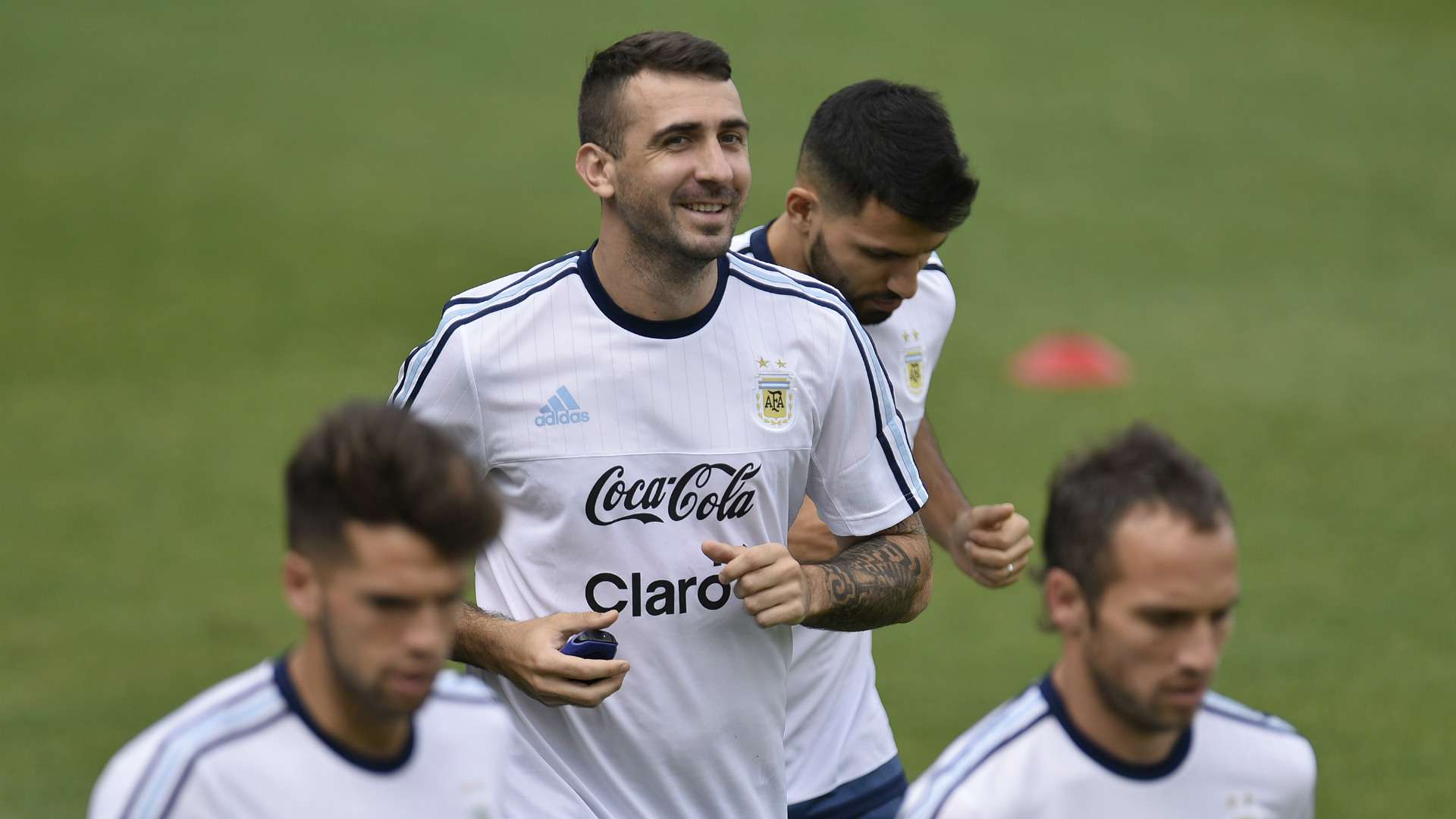 Pratto Argentina training Brazil WC 2018 South American qualifier