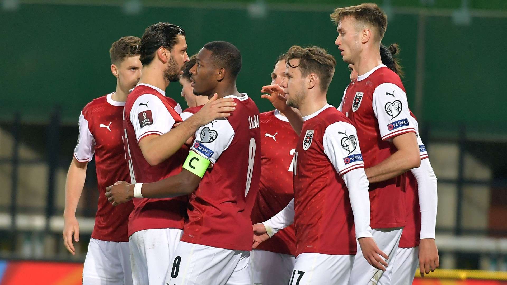 Austria celebrate 2021