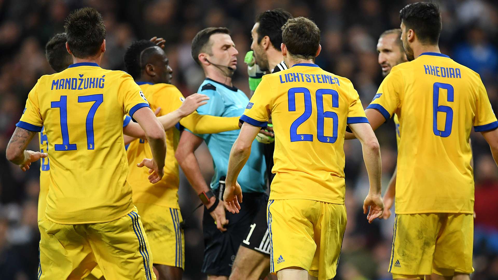 Buffon Oliver Real Madrid Juventus Champions League