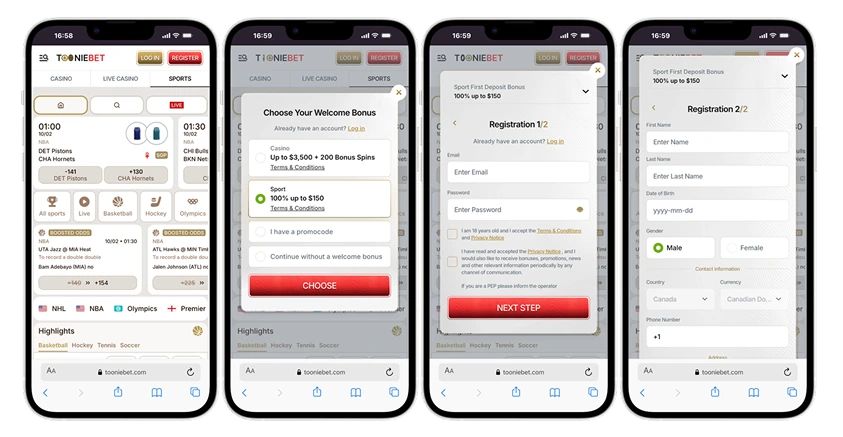 tooniebet registration roc