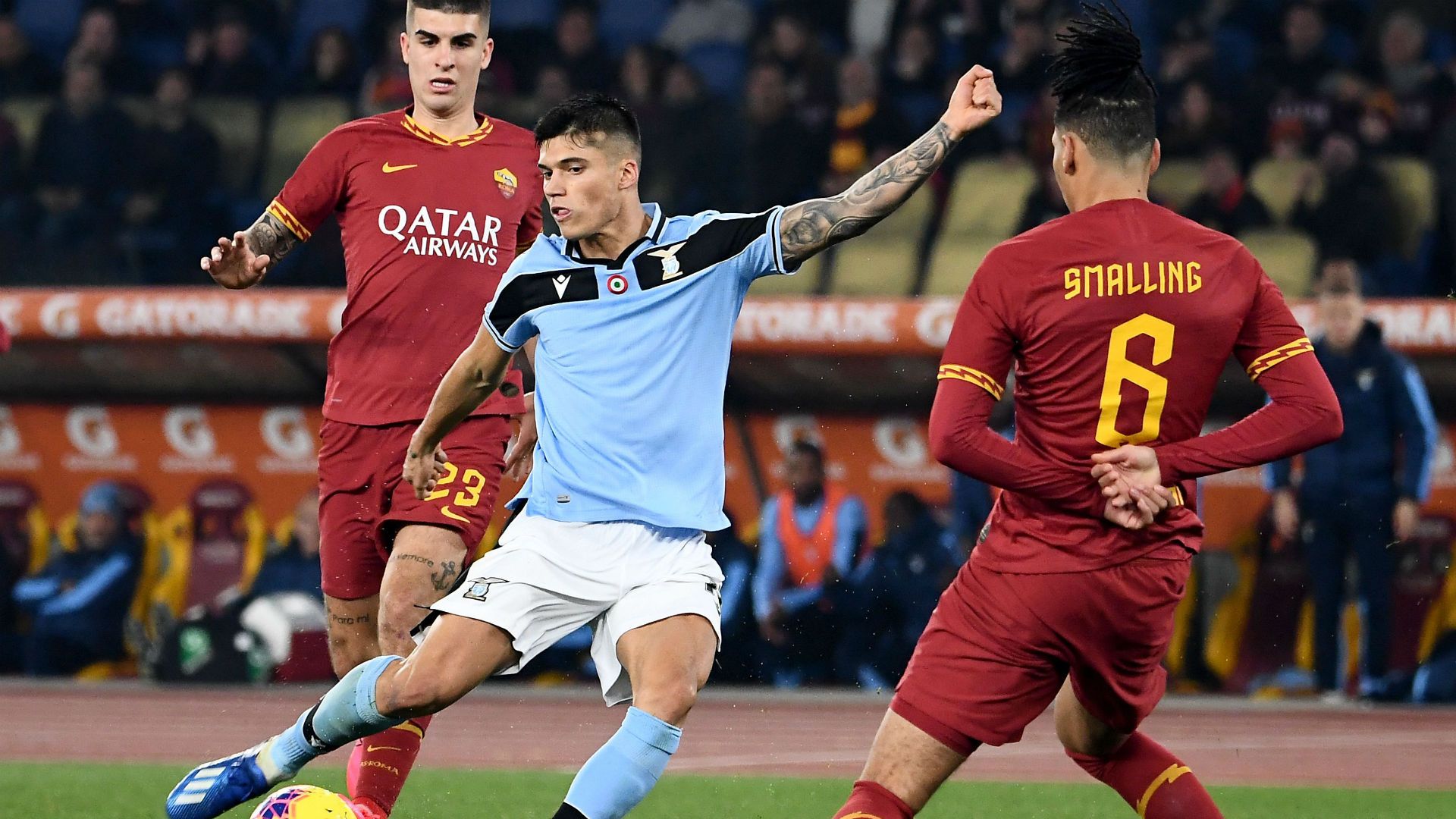 roma Lazio correa mancini smalling