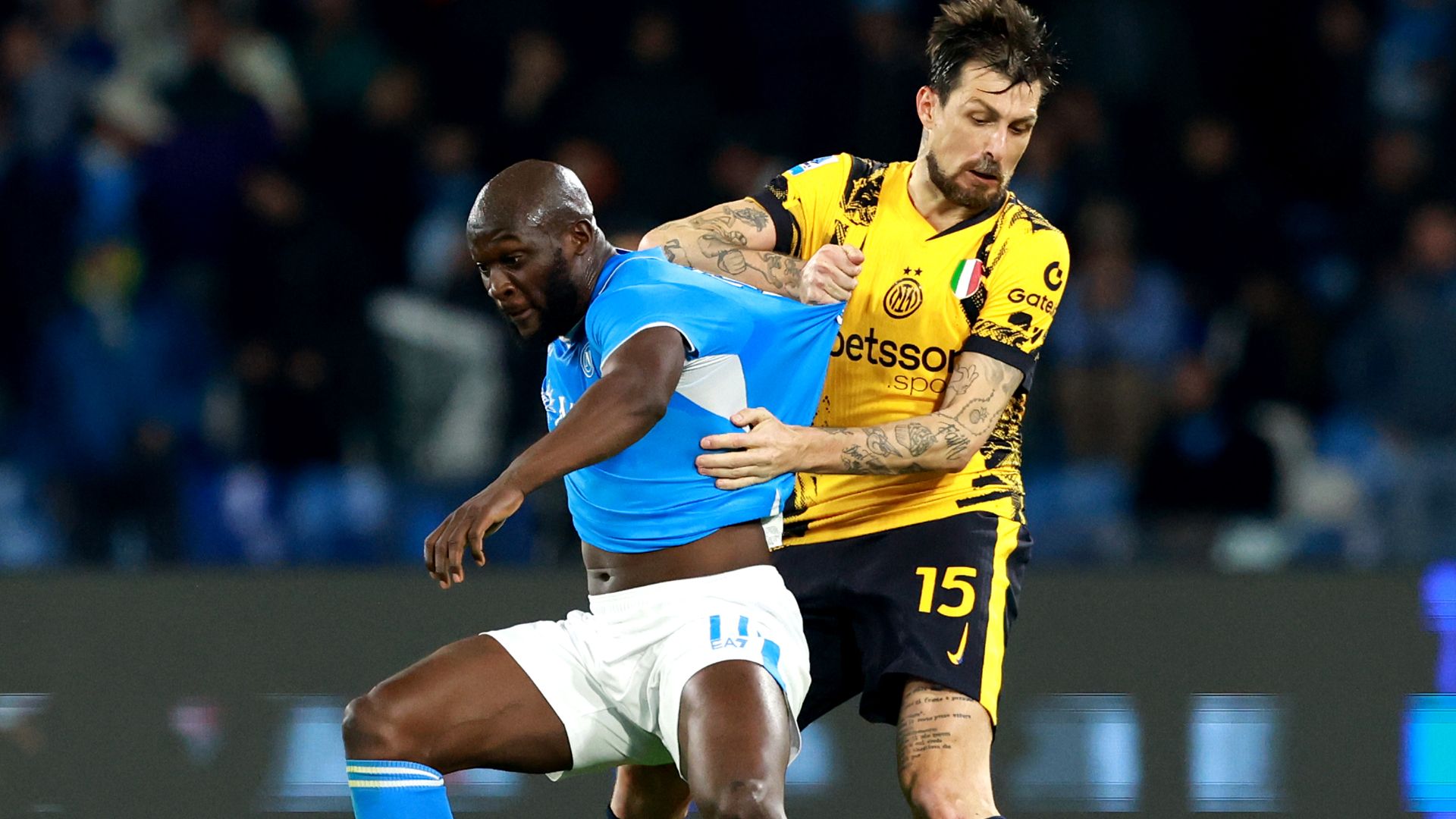 Inter Napoli Acerbi Lukaku