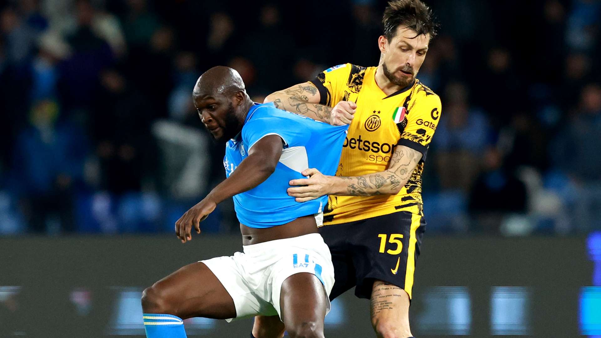 Inter Napoli Acerbi Lukaku