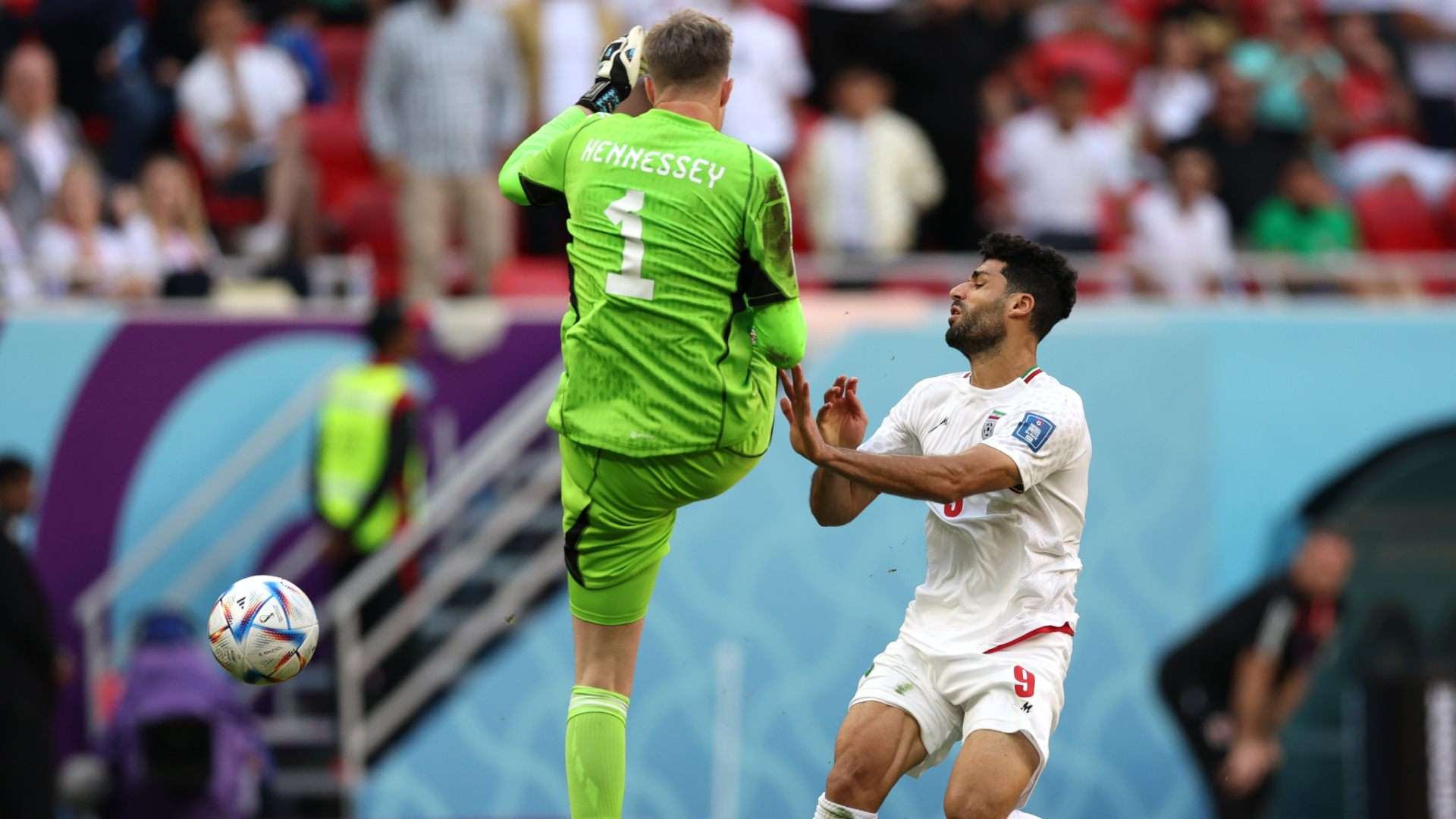 Wayne Hennessey expulso, Gales x Irã, Copa do Mundo 2022