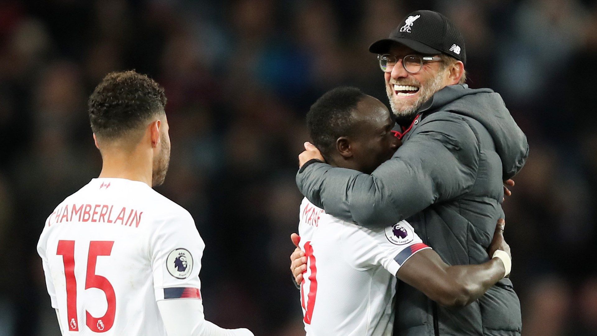 Sadio Mane Jurgen Klopp Liverpool Aston Villa Premier League 2019-20