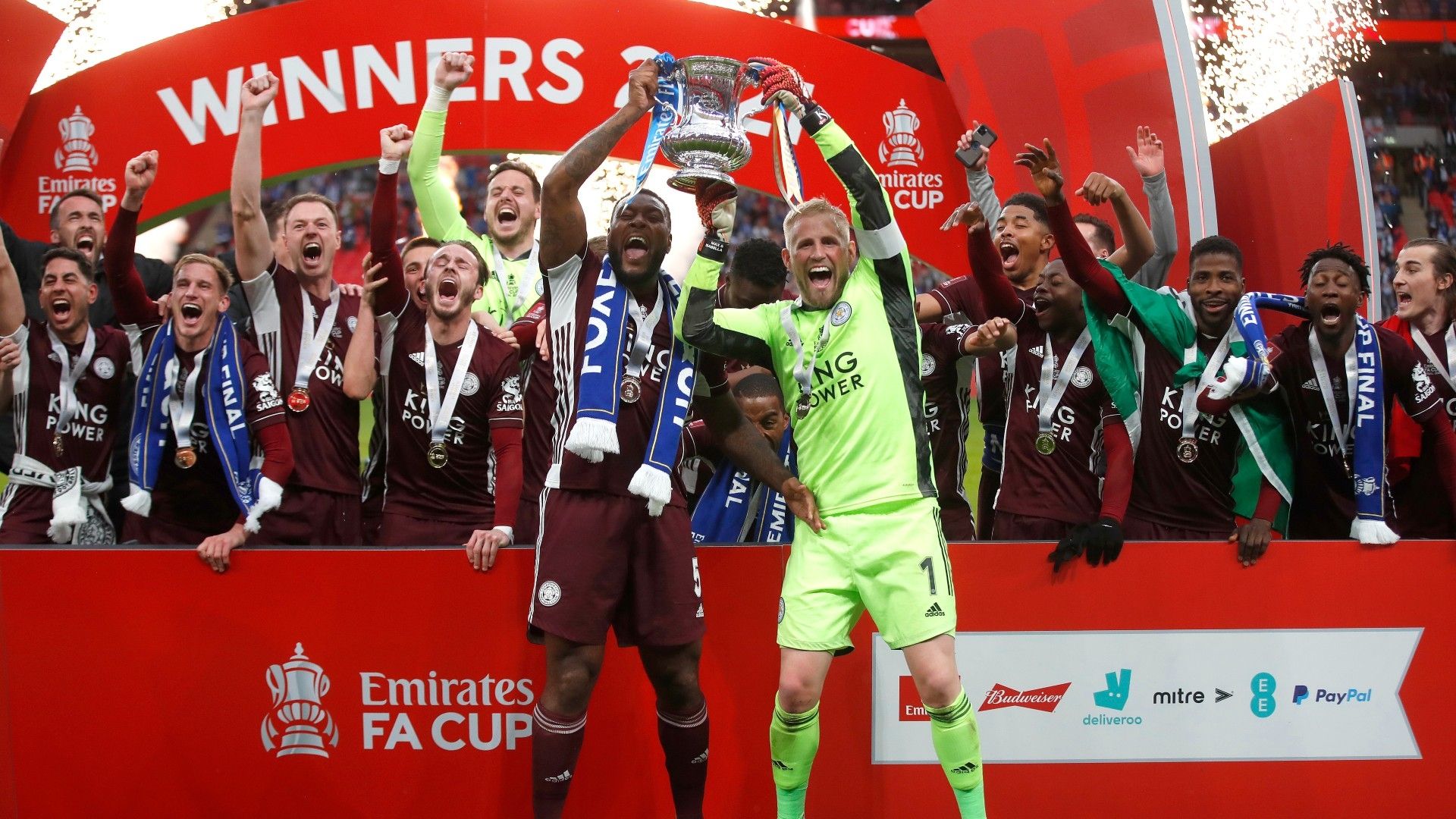 Leicester City FA Cup trophy 2021