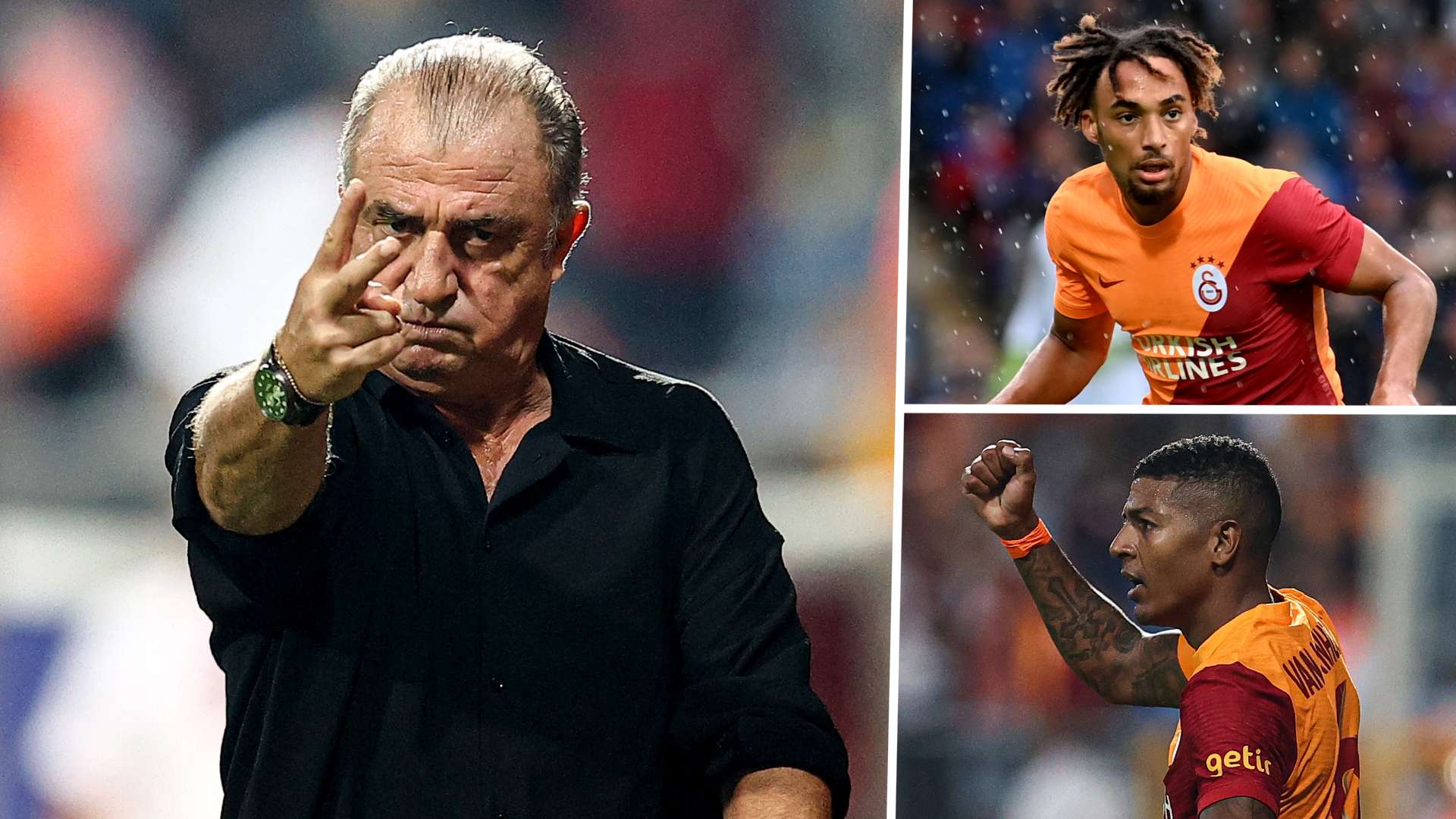 Fatih Terim & Sacha Boey & Patrick Van Aanholt