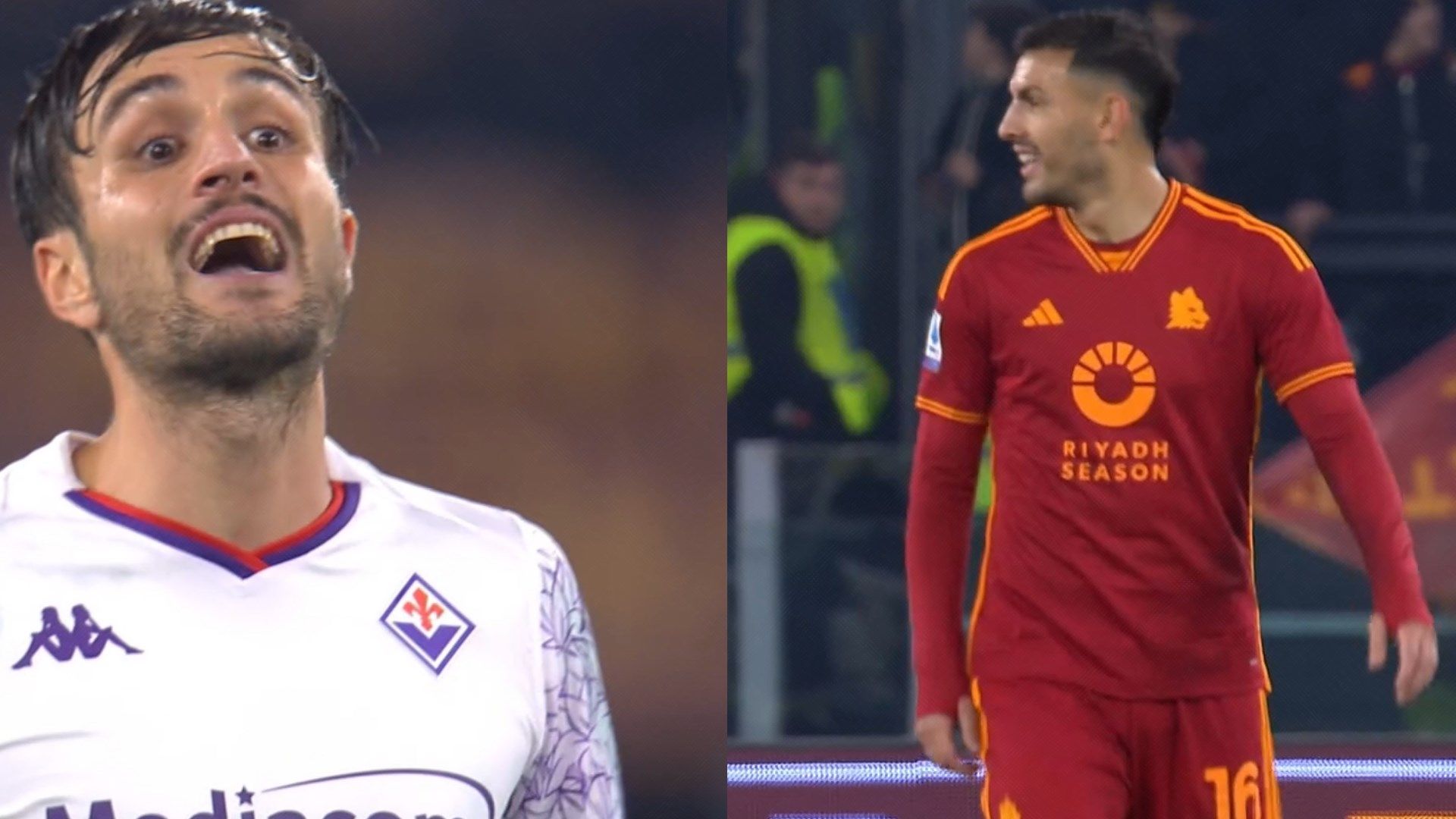 Luca Ranier Leandro Paredes Roma Fiorentina