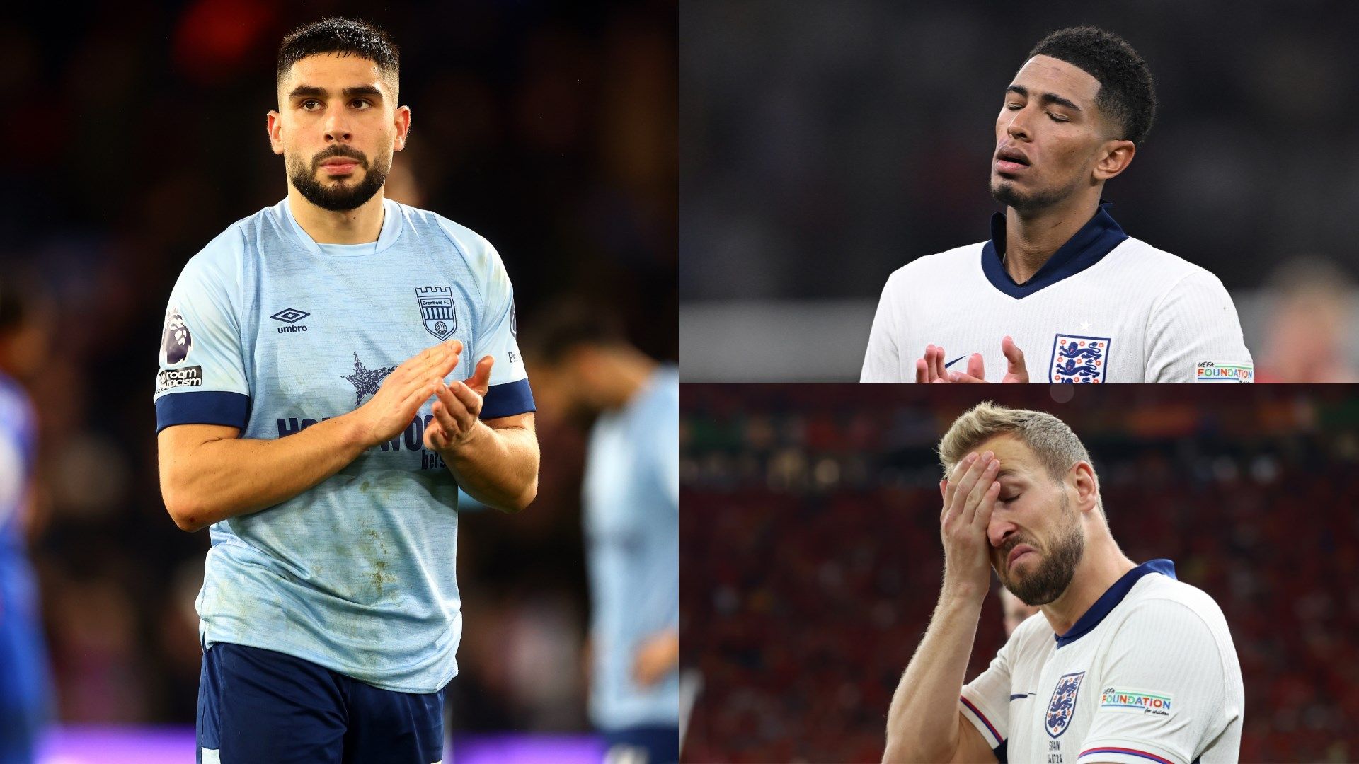 Neal Maupay Jude Bellingham Harry Kane stack 2024