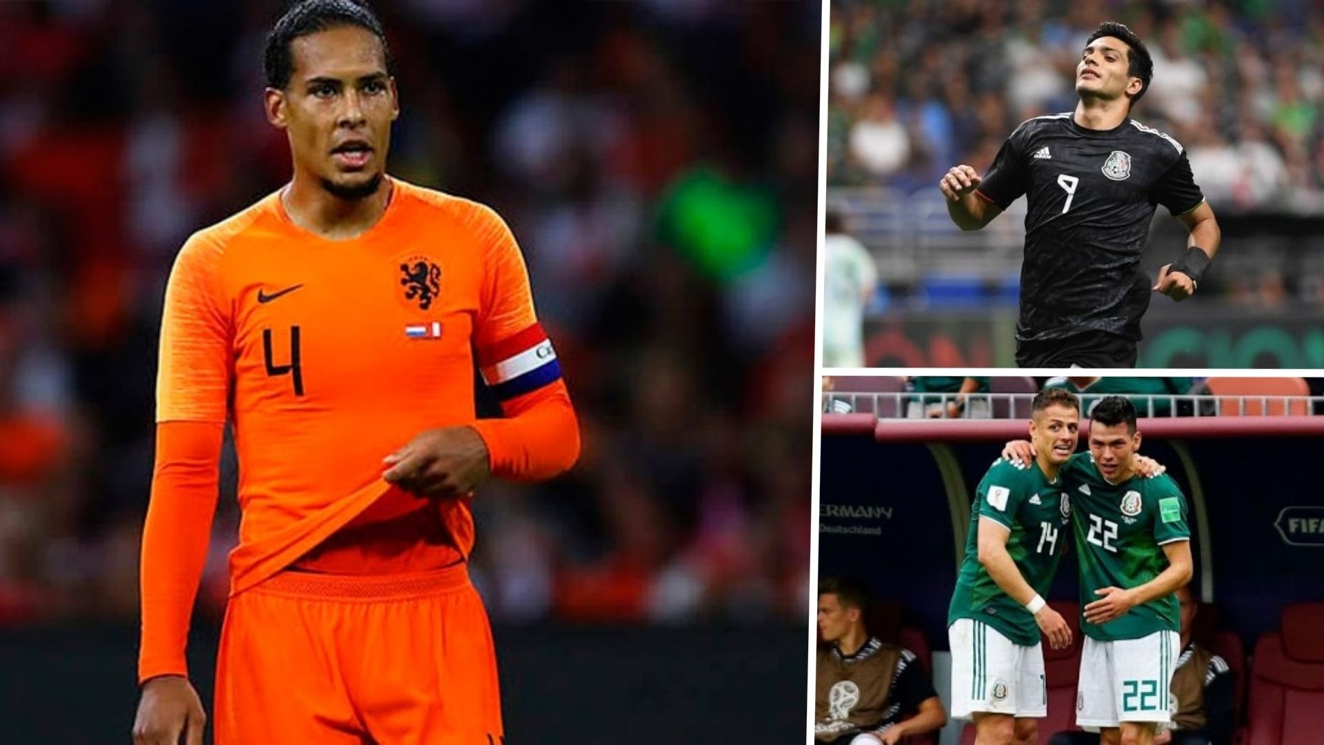 Van Dijk Jiménez Chicharito Lozano