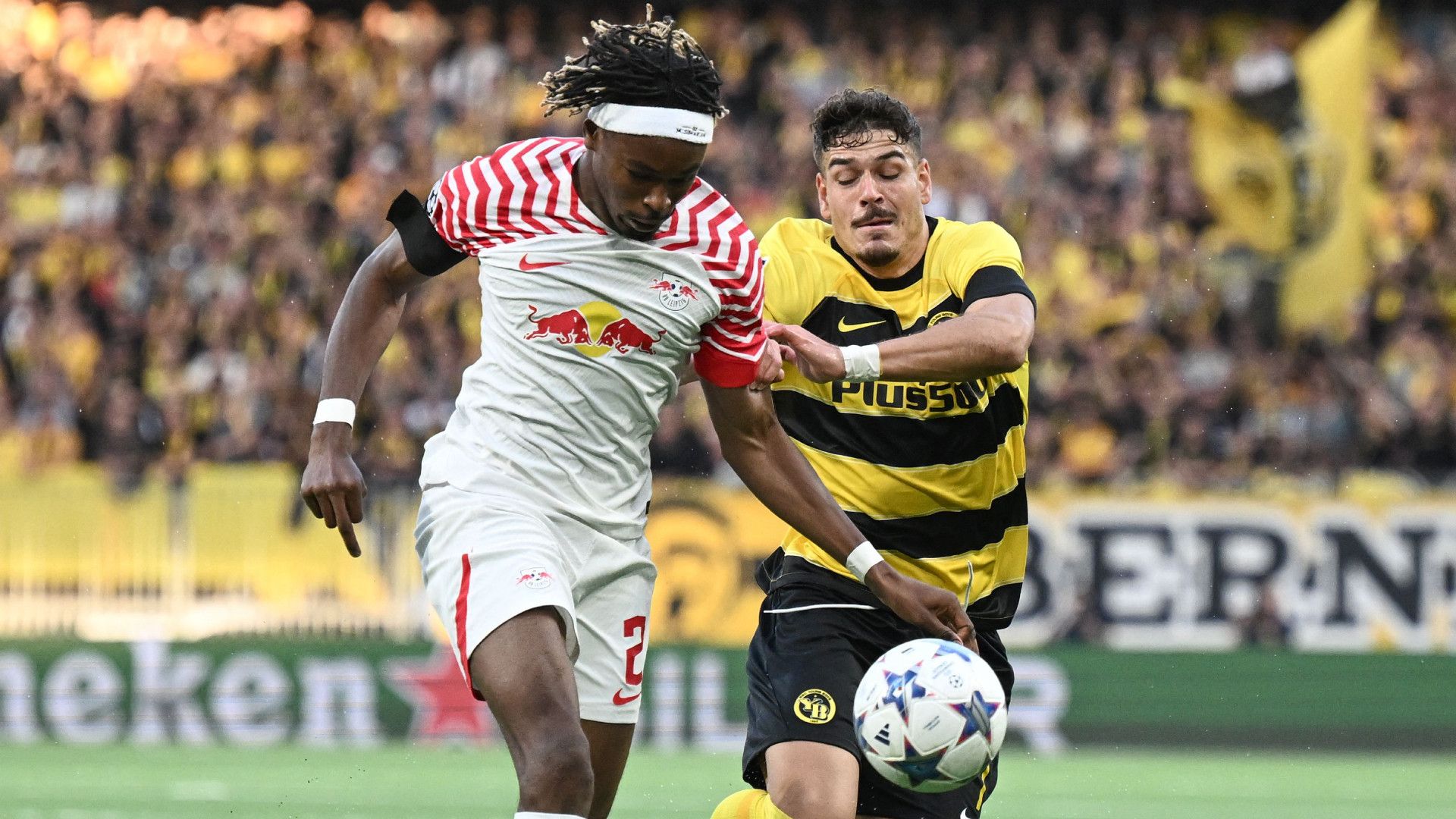 MOHAMED SIMAKAN LEIPZIG FILIP UGRINIC YOUNG BOYS CHAMPIONS LEAGUE 19092023