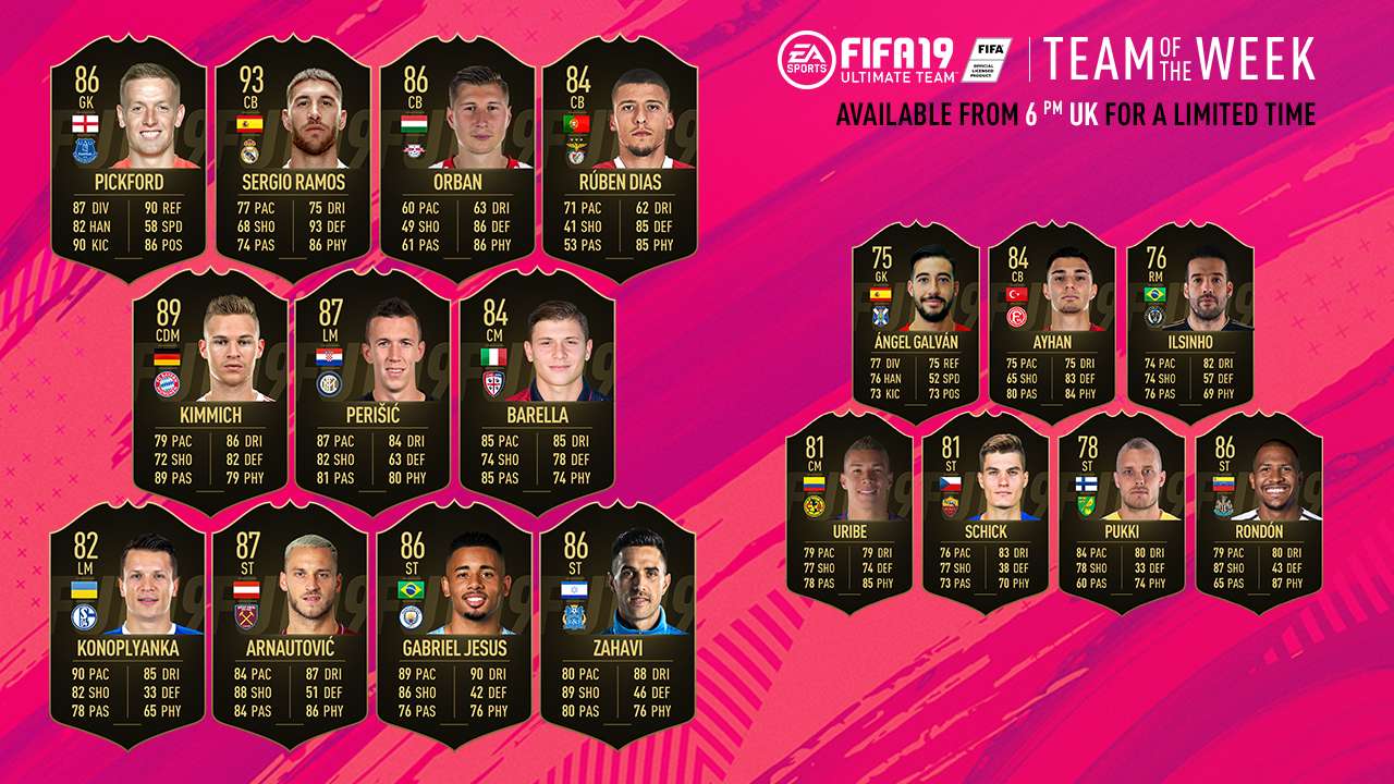 FIFA 19 TOTW