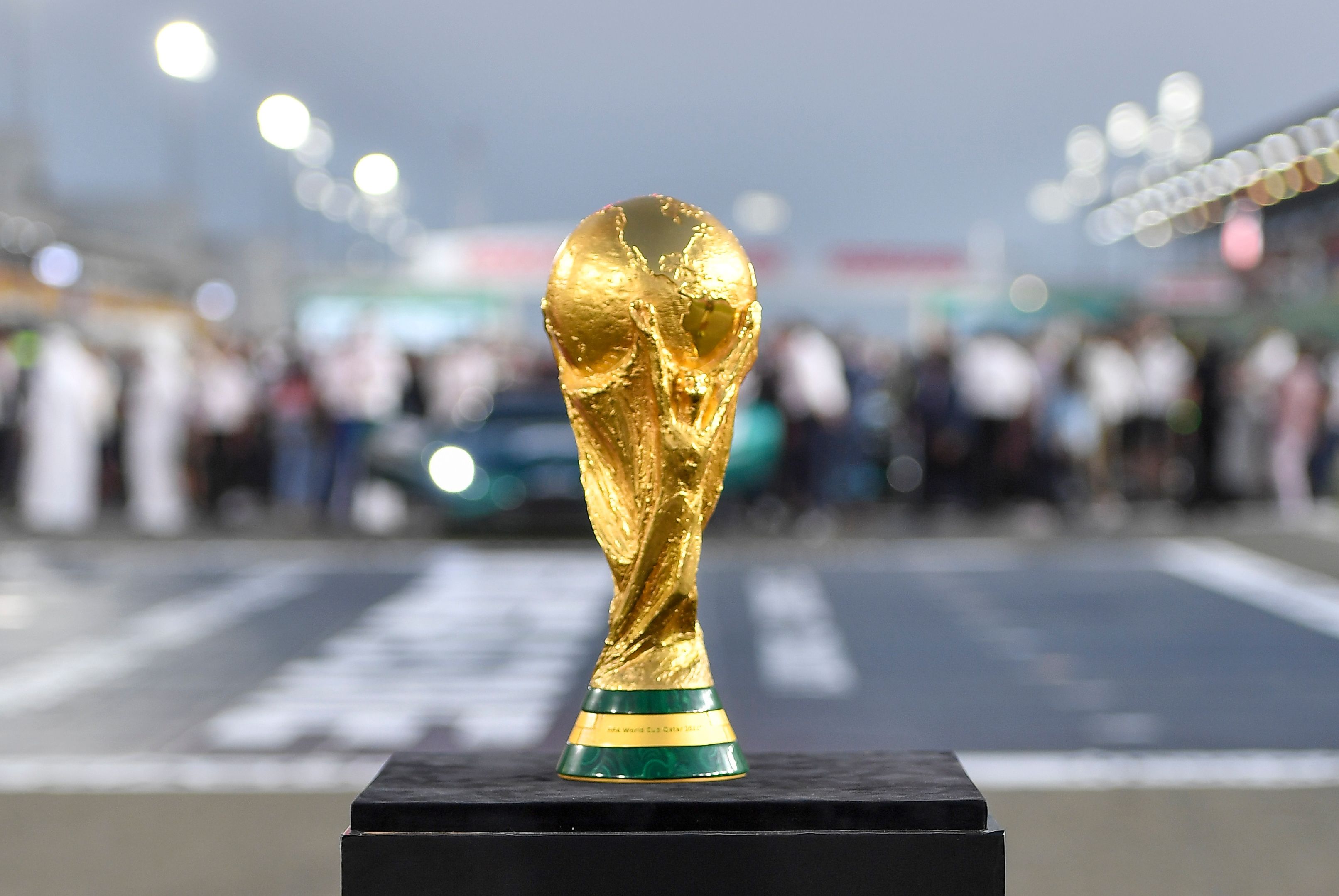 The trophy of the FIFA World Cup 2022