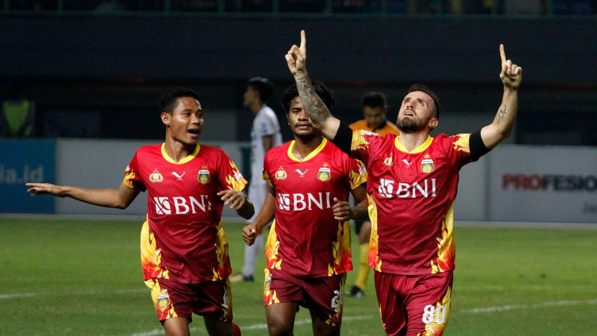 Evan Dimas Ilham Udin Paulo Sergio - Selebrasi Bhayangkara FC