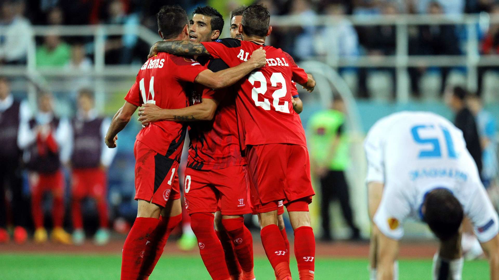 Iago Aspas goal Rijeka Sevilla Europa League 02102014