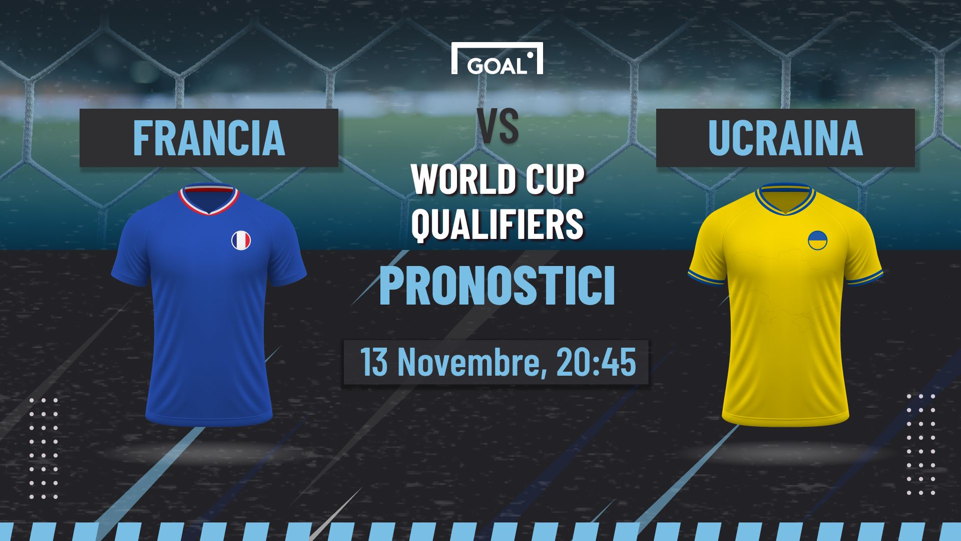 Pronostici Francia - Ucraina
