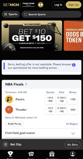 BetMGM Sports Betting App