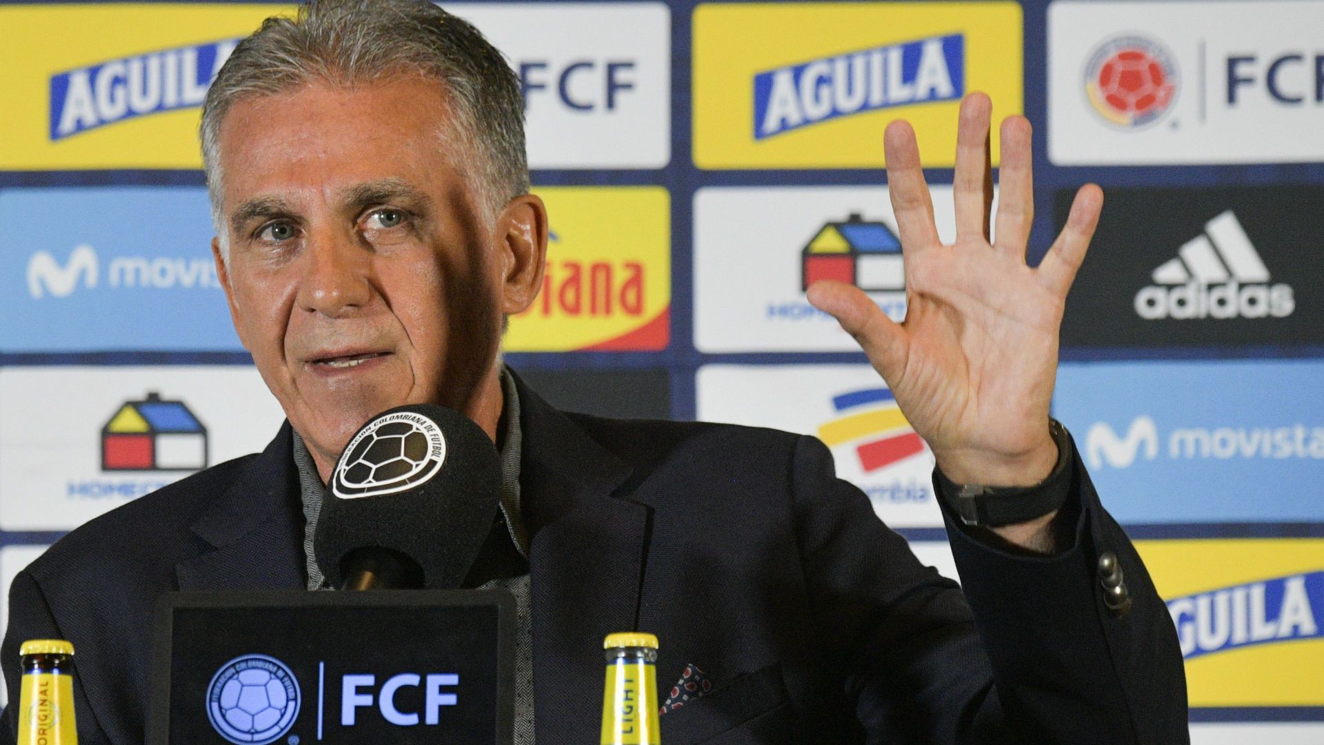 Carlos Queiroz DT Colombia rueda de prensa 2019