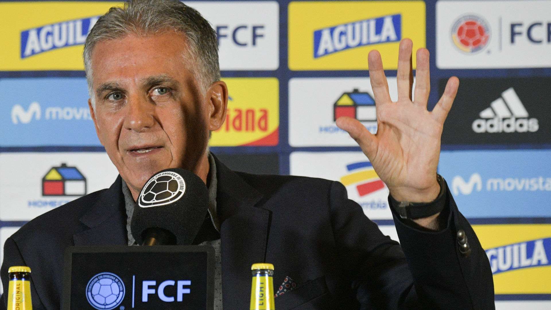 Carlos Queiroz DT Colombia rueda de prensa 2019