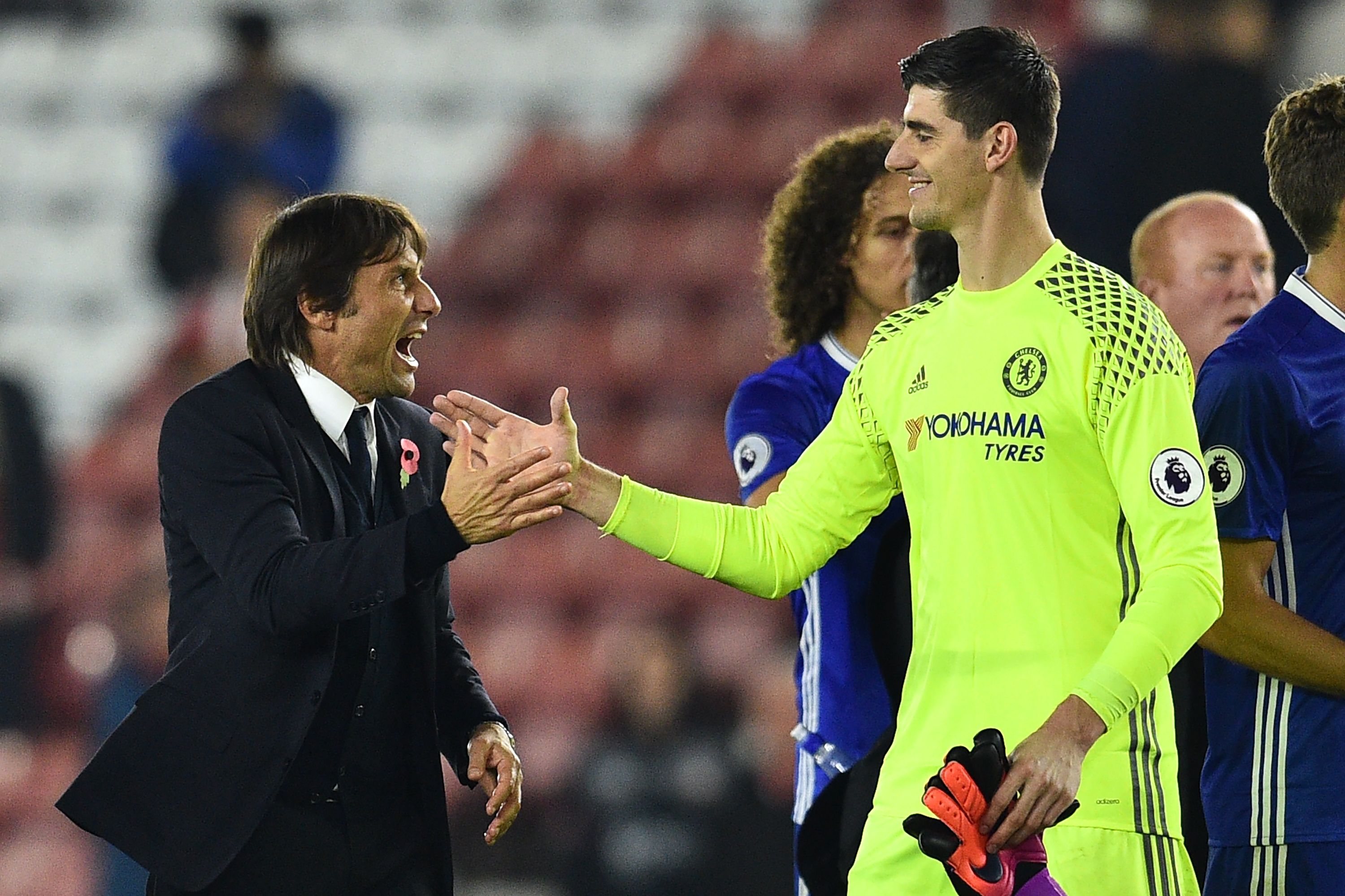 Antonio Conte & Thibaut Courtois