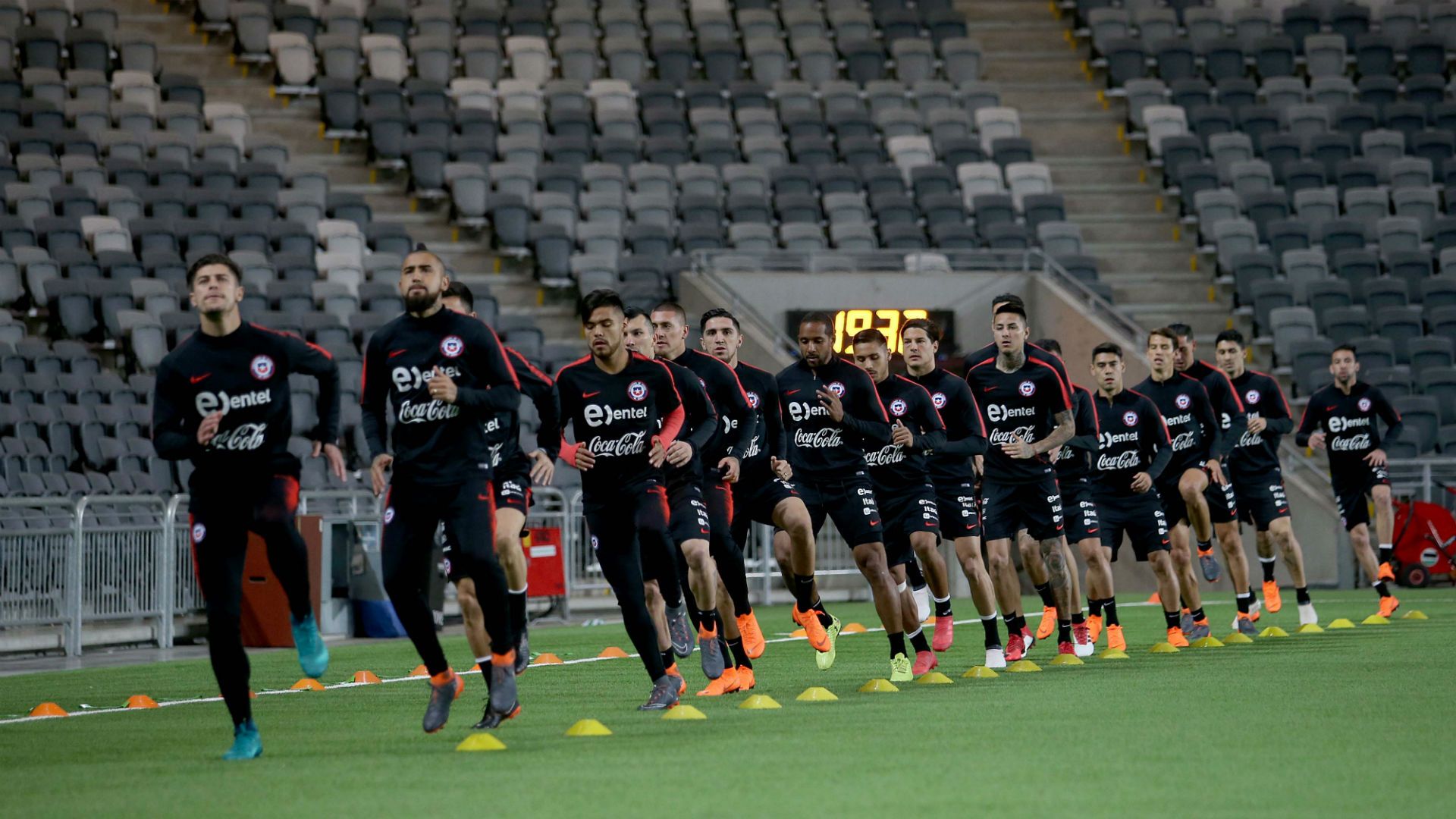 Chile, entrenamiento en Suecia. Marzo 2018
