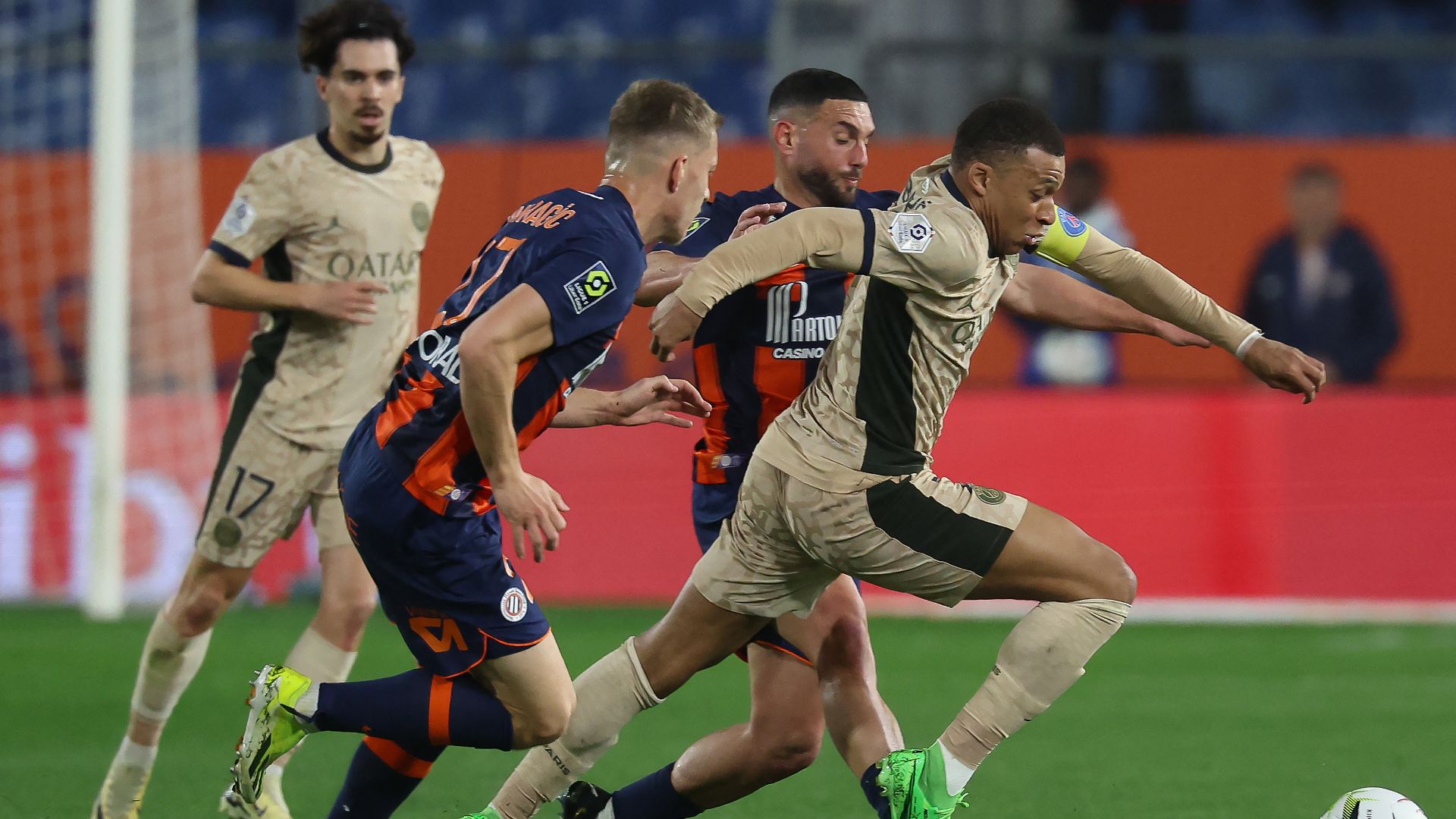 Kylian Mbappe Montpellier PSG Ligue 1 17032024