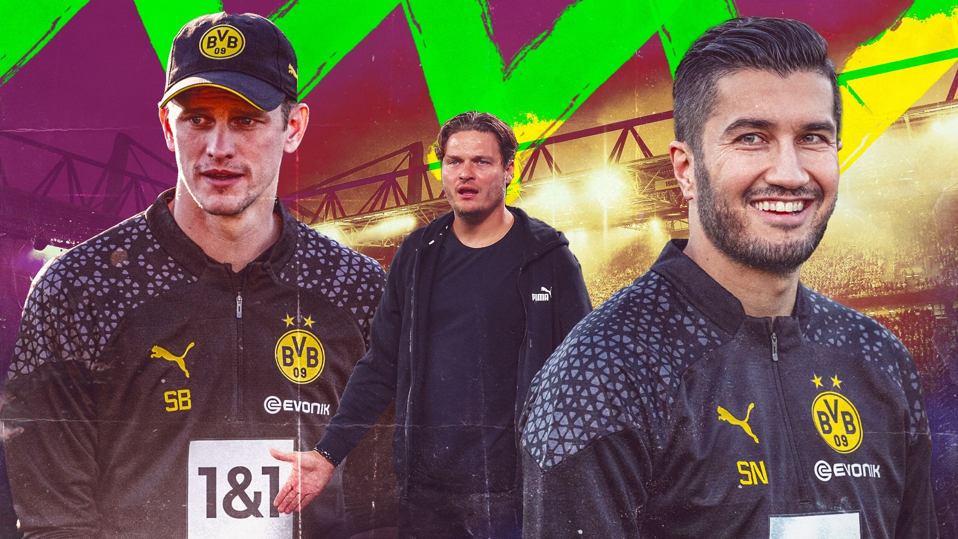 GFX Nuri Sahin Sven Bender Edin Terzic Borussia Dortmund