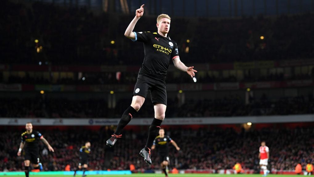 Kevin de Bruyne Arsenal vs Manchester City Premier League 15122019