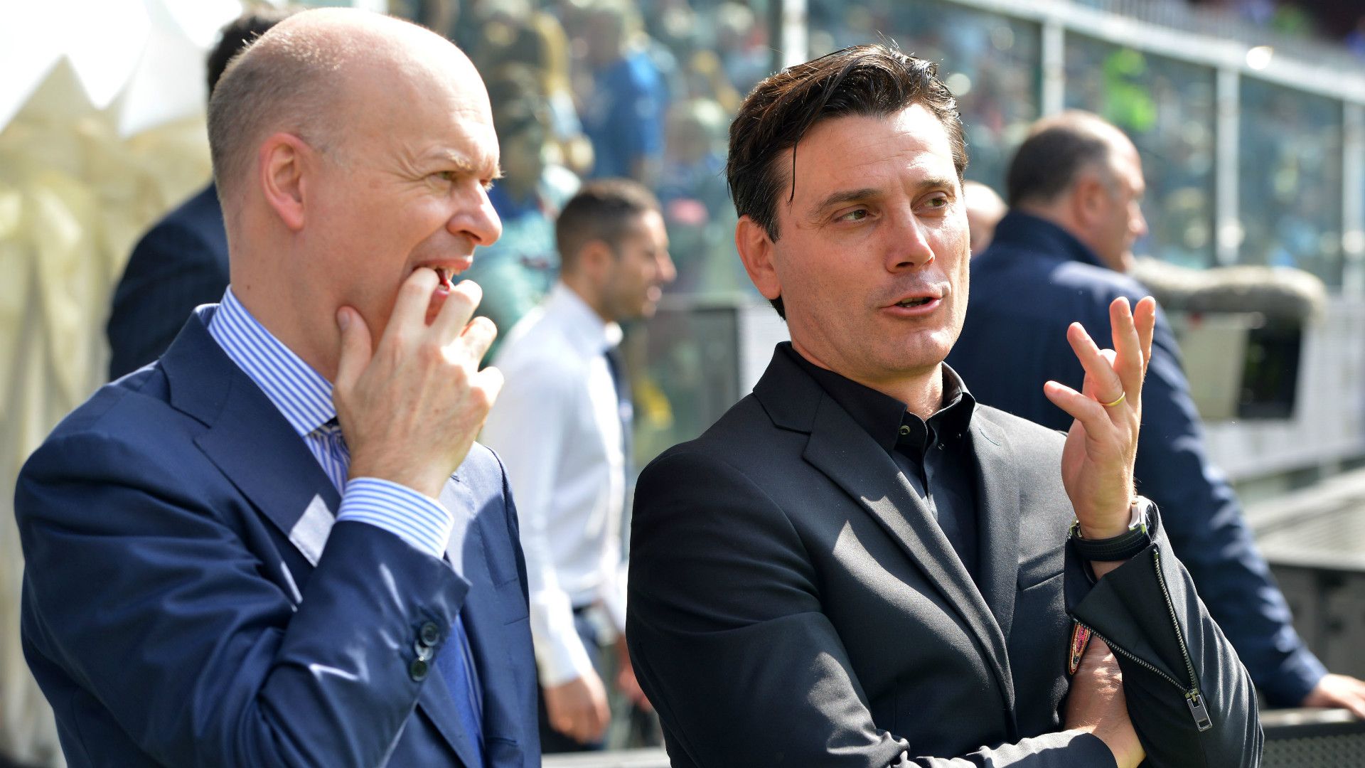 Marco Fassone, Vincenzo Montella, Milan, Serie A, 24092017