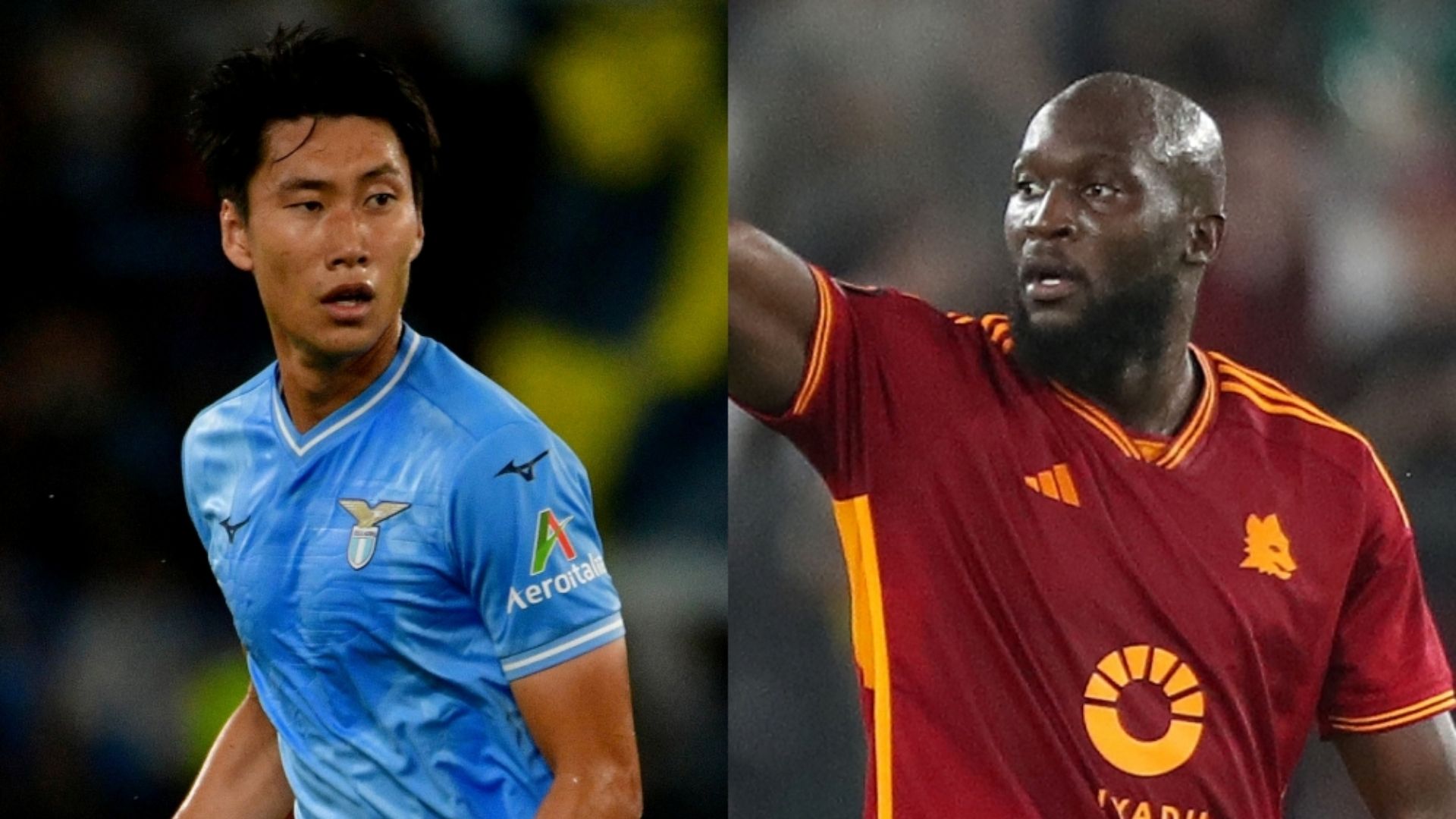 Daichi Kamada Lazio Romelu Lukaku Roma
