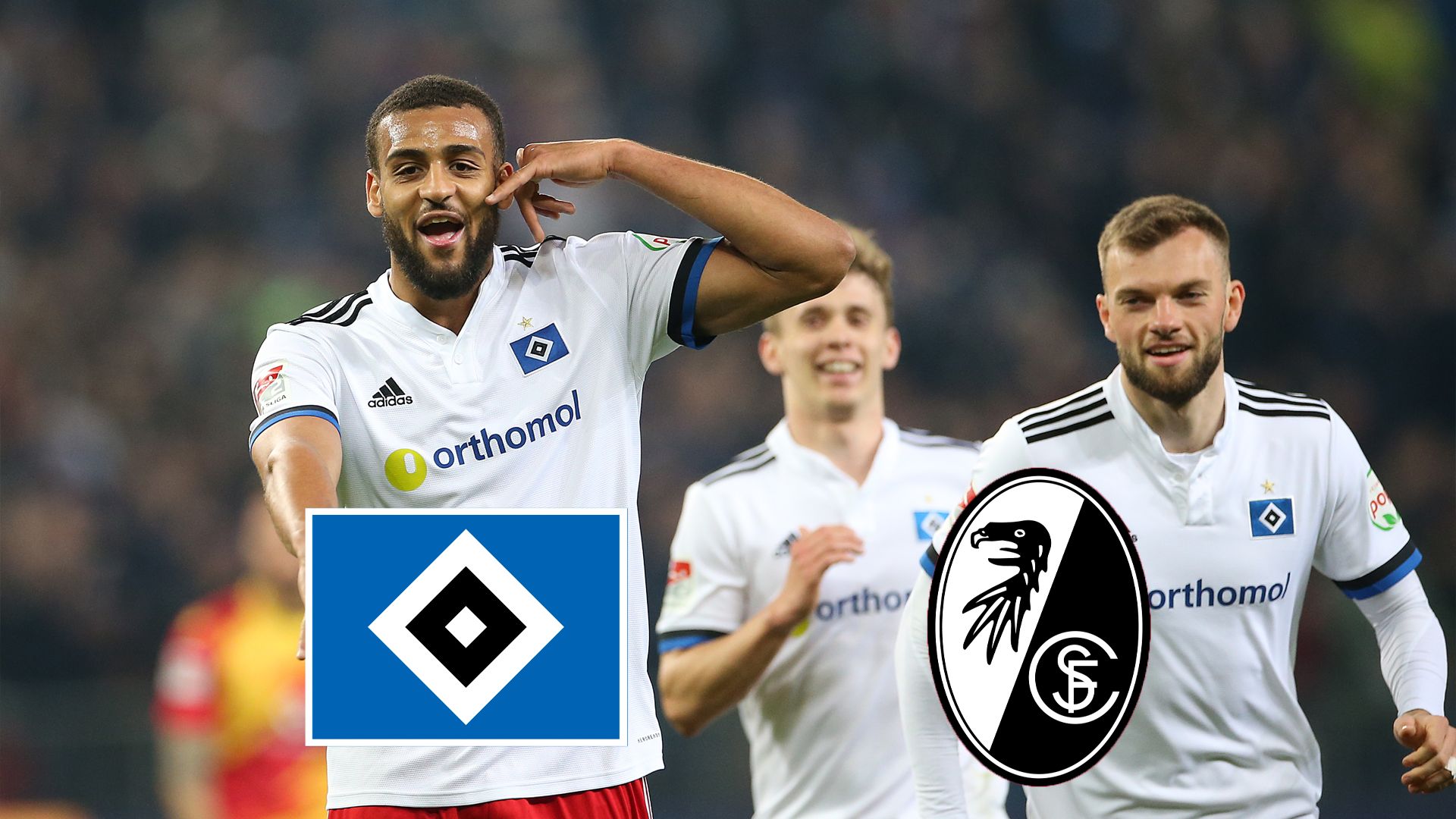HSV Hamburger SV SC Freiburg DFB Pokal Halbfinale Vangoman jubelt
