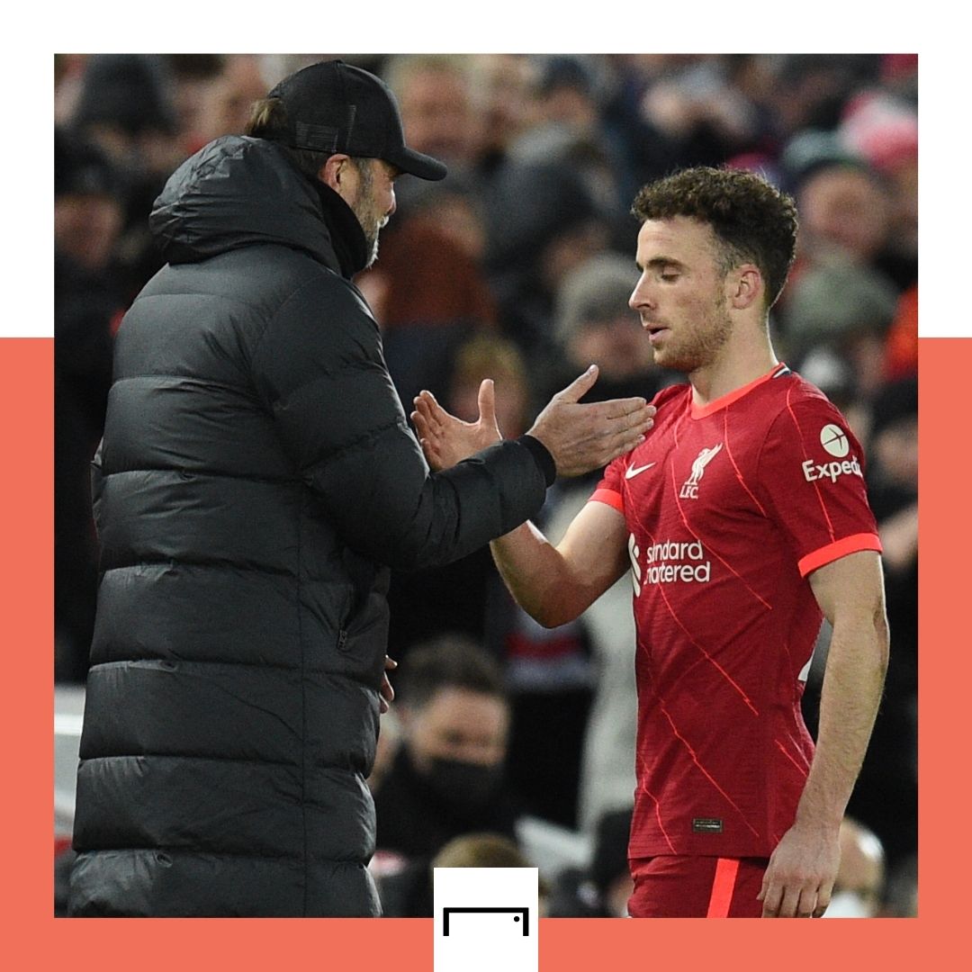 Diogo Jota Jurgen Klopp Liverpool 2021-22 GFX