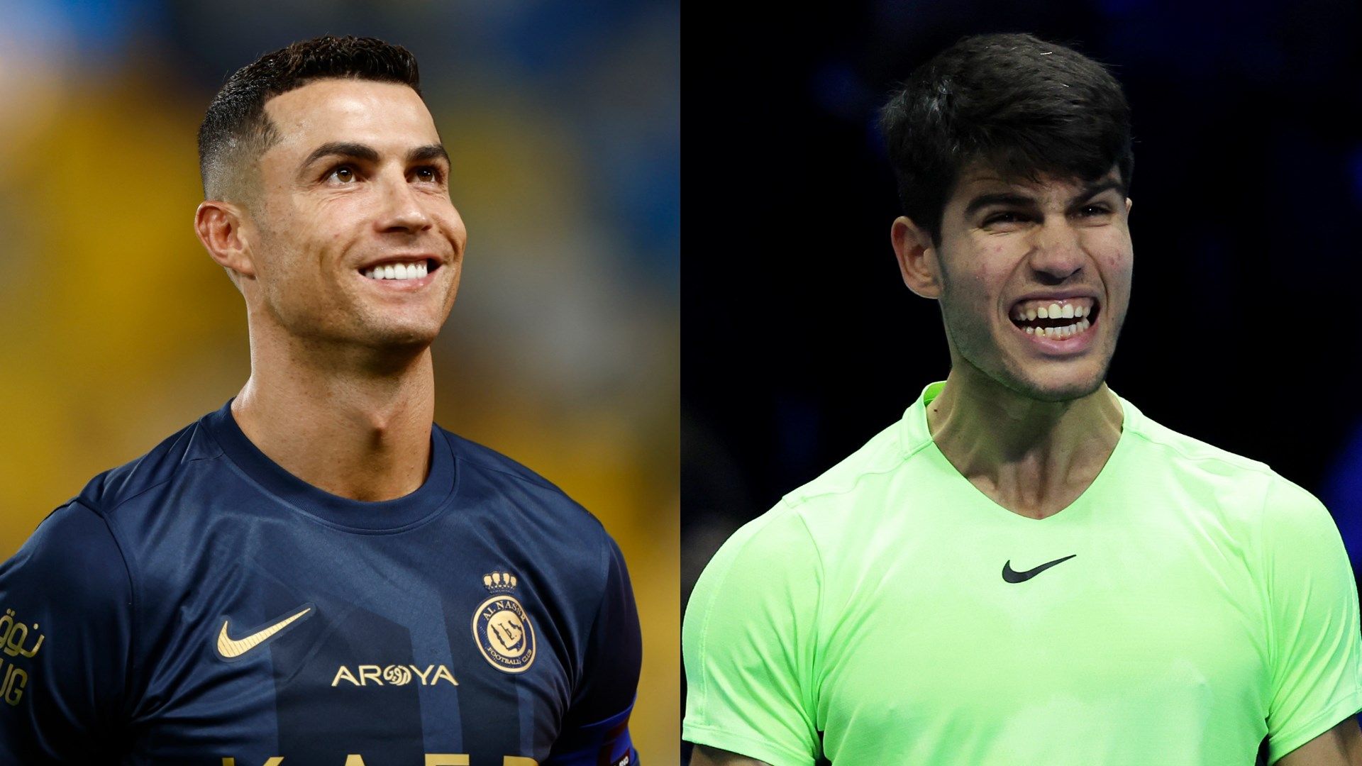 Cristiano Ronaldo Carlos Alcaraz split