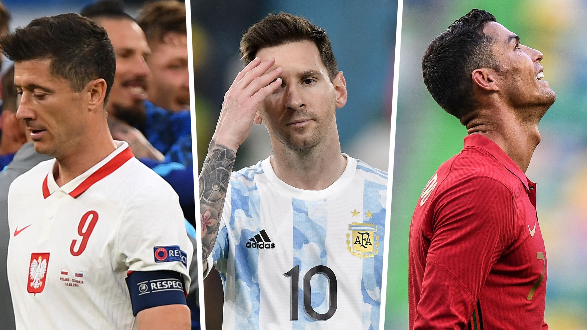 Messi, Ronaldo, Lewandowski