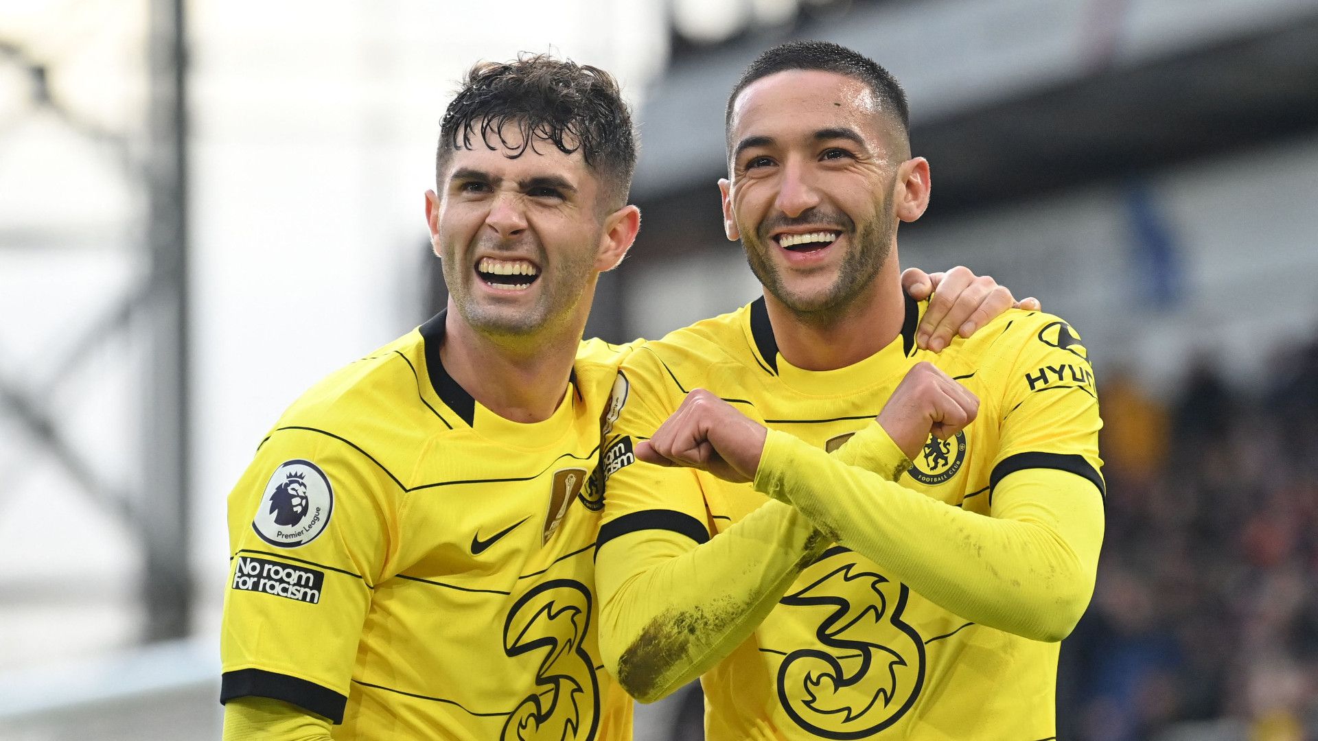 CHRISTIAN PULISIC HAKIM ZIYECH CHELSEA