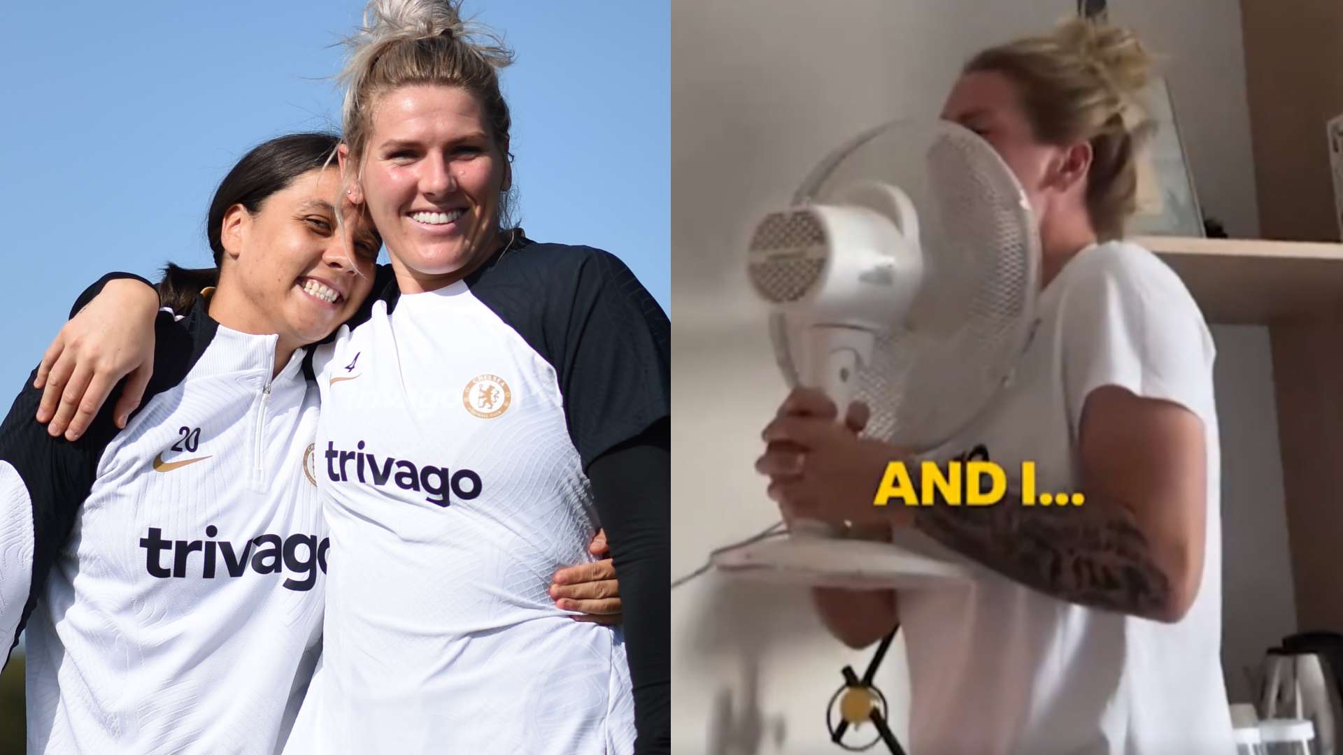 Mille Bright Sam Kerr fan split