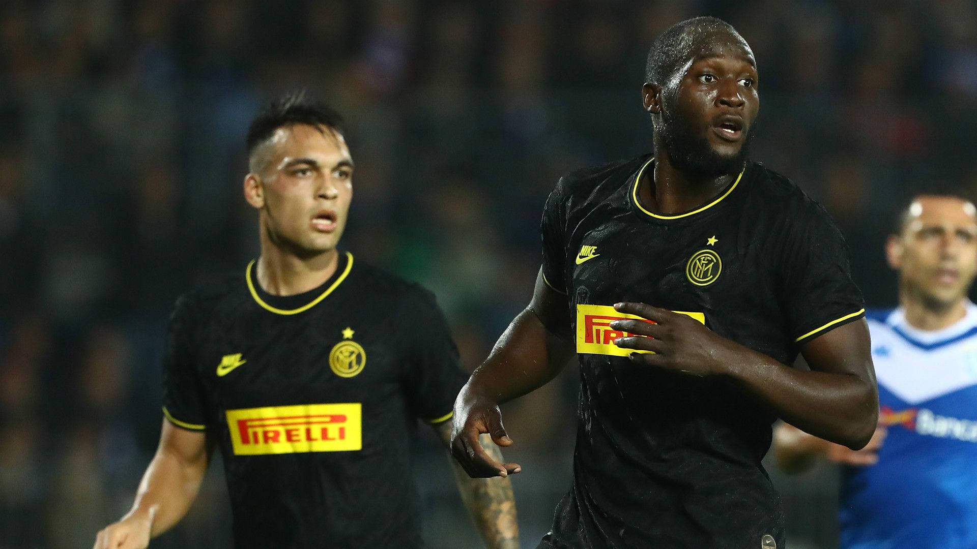 Lautaro Martinez Romelu Lukaku Brescia Inter