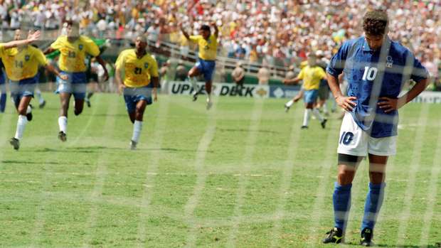 Roberto Baggio Italy Brazil USA 94