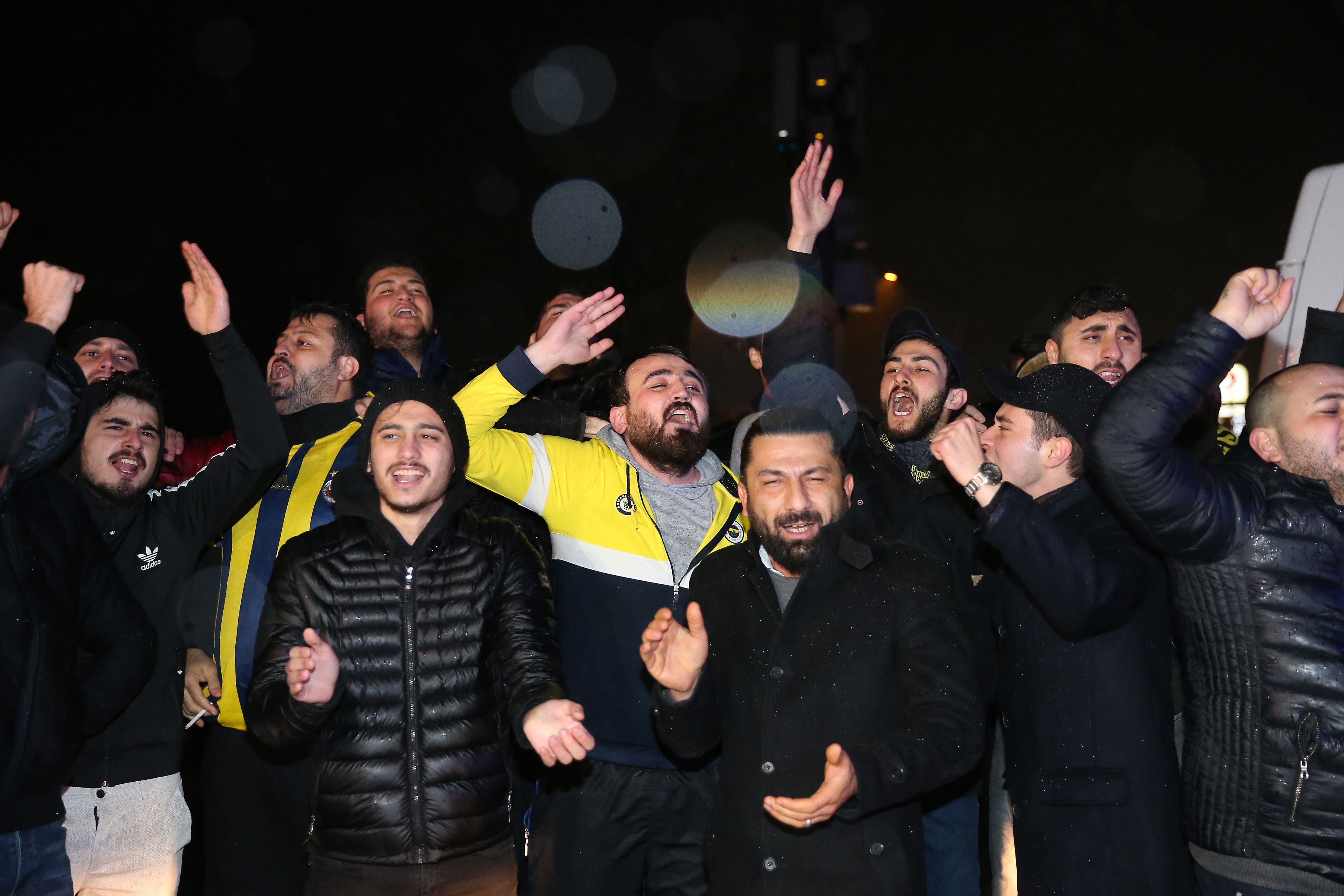 Fenerbahce Fans Protest