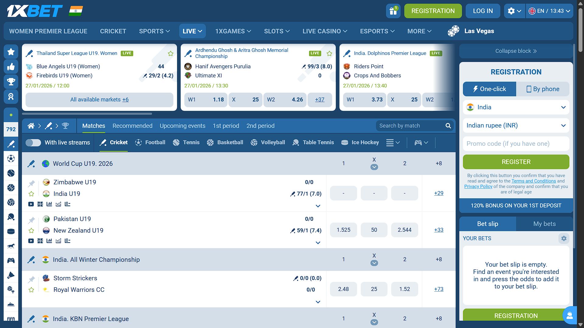1xBet India