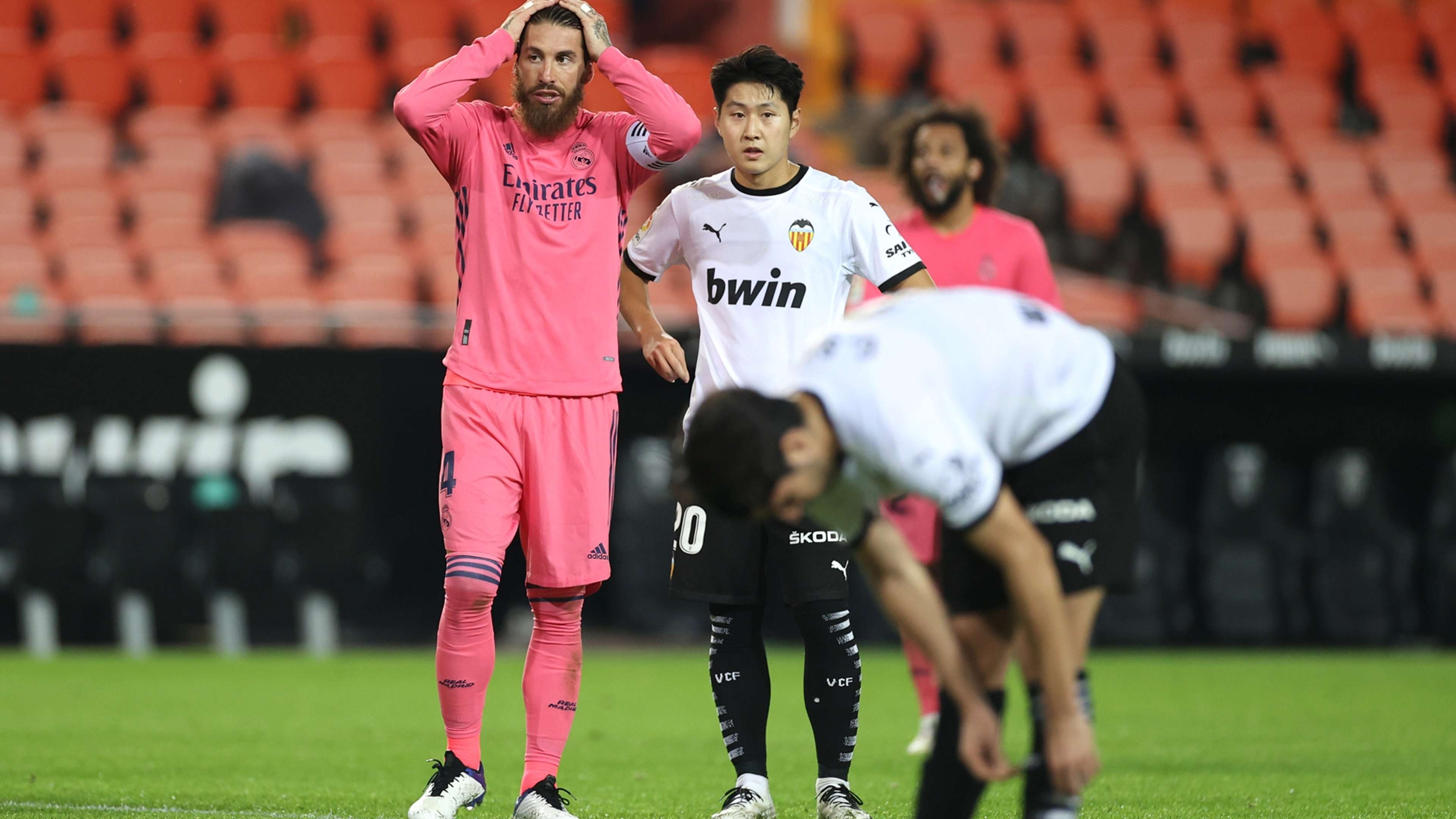 Ramos y Maxi, Valencia vs. Real Madrid