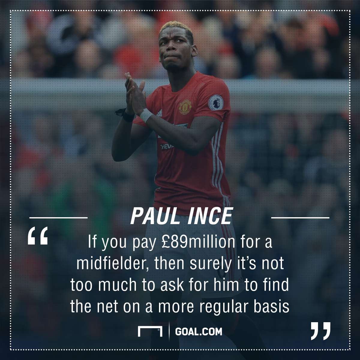 Paul Pogba Paul Ince Manchester United