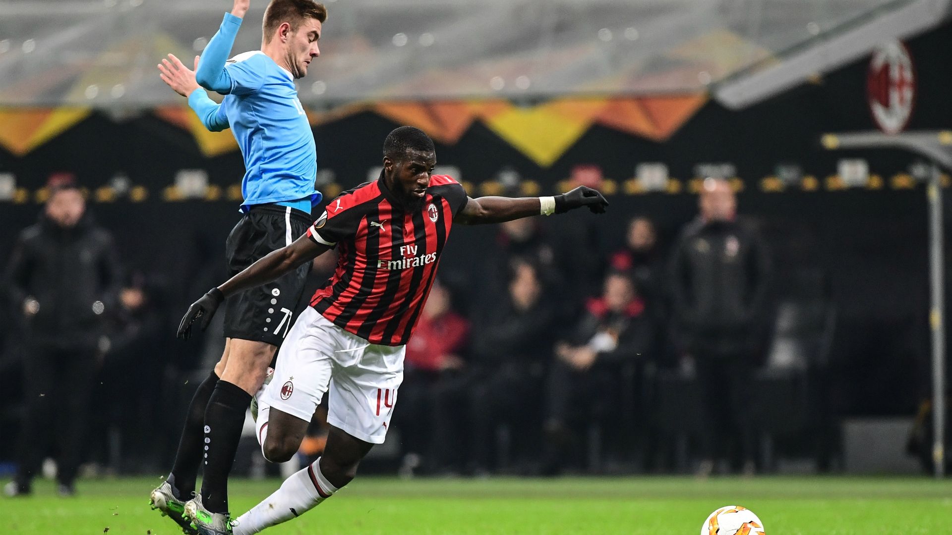 Timeoue Bakayoko Milan Dudelange Europa League