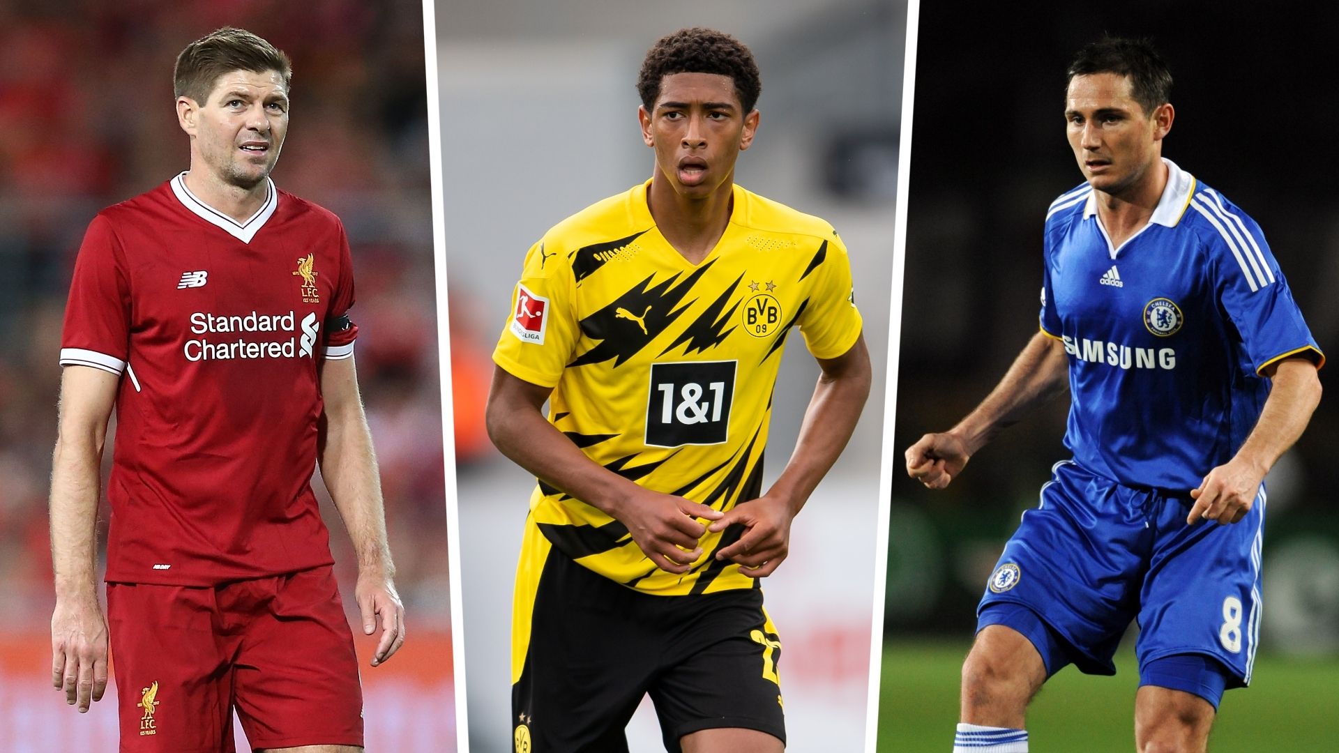 Steven Gerrard Jude Bellingham Frank Lampard