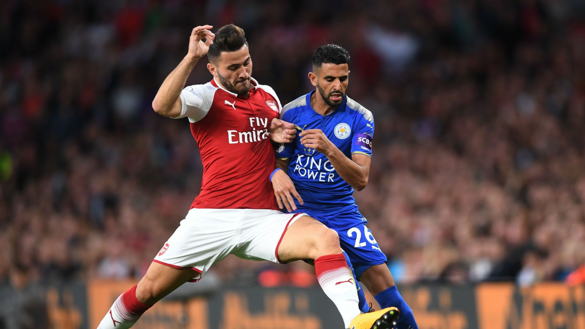 arsenal leicester - premier league - sead kolasinac