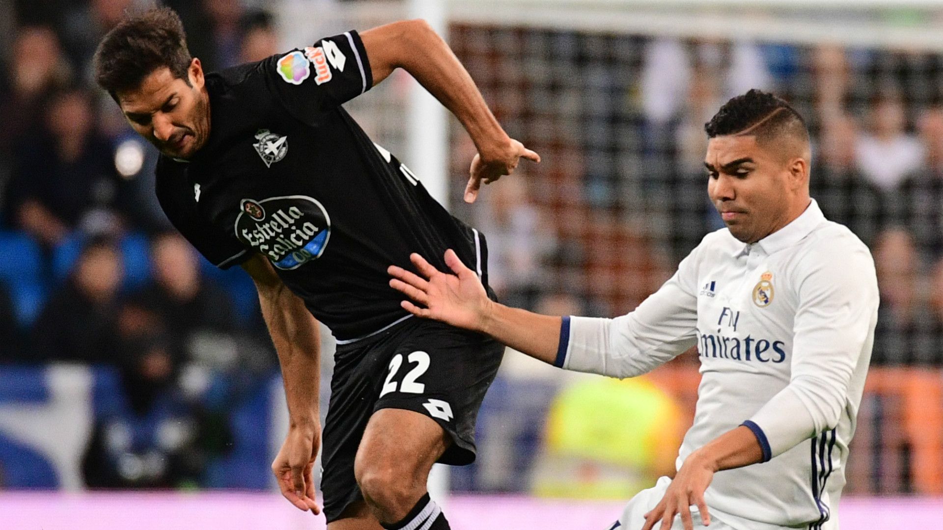 Celso Borges Casemiro Real Madrid Deportivo LaLiga Santander