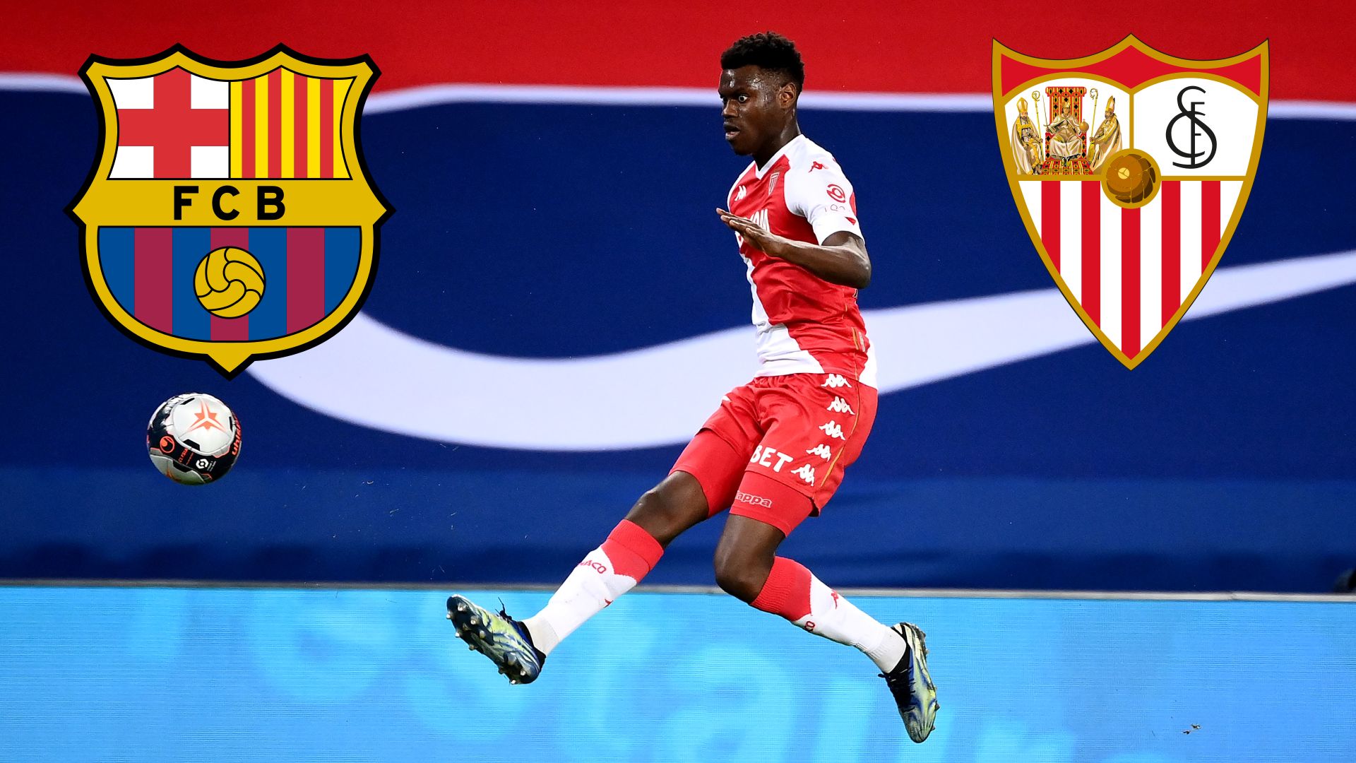 Mercato Benoît Badiashile Monaco Barça Séville