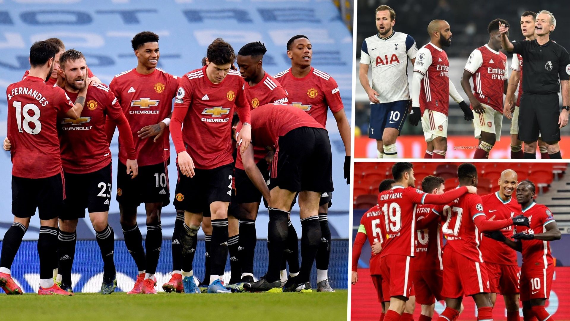 Man Utd Liverpool Arsenal combination 12032020