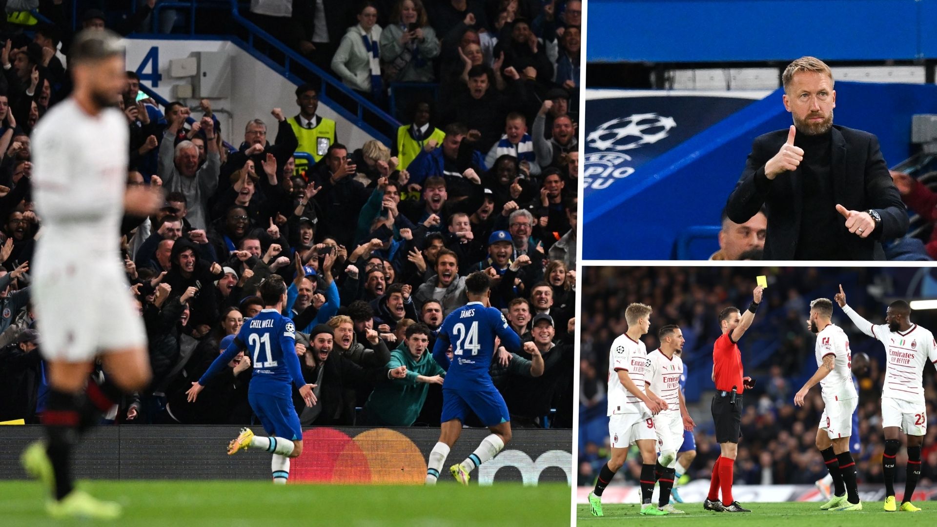 Chelsea Vs. Milan Champions League 051022, Graham Potter GFX